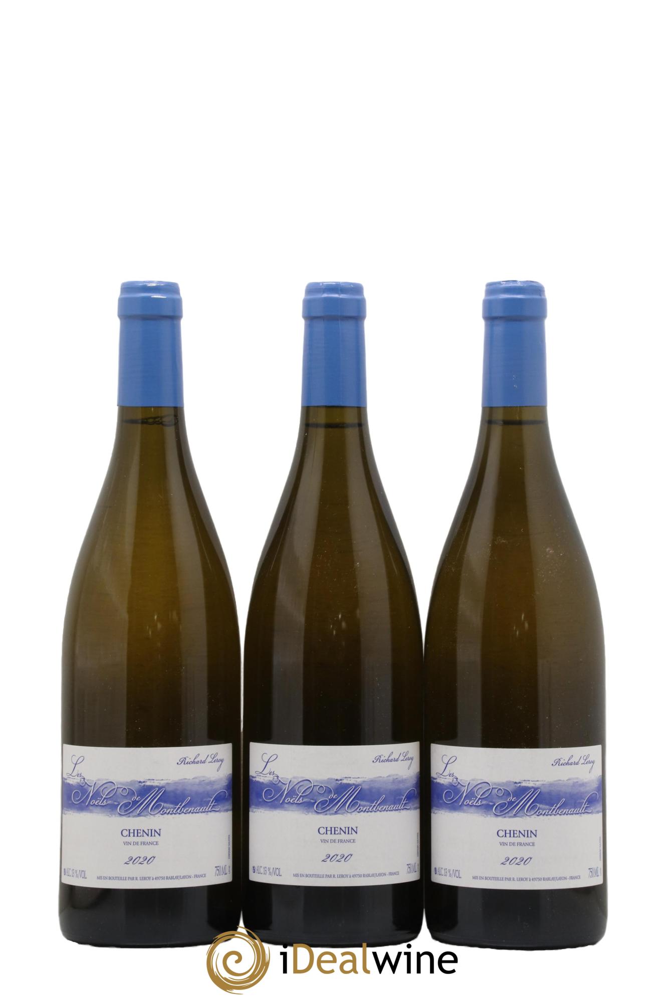Vin de France Les Noëls de Montbenault Richard Leroy 2020 - Lot of 3 bottles - 0