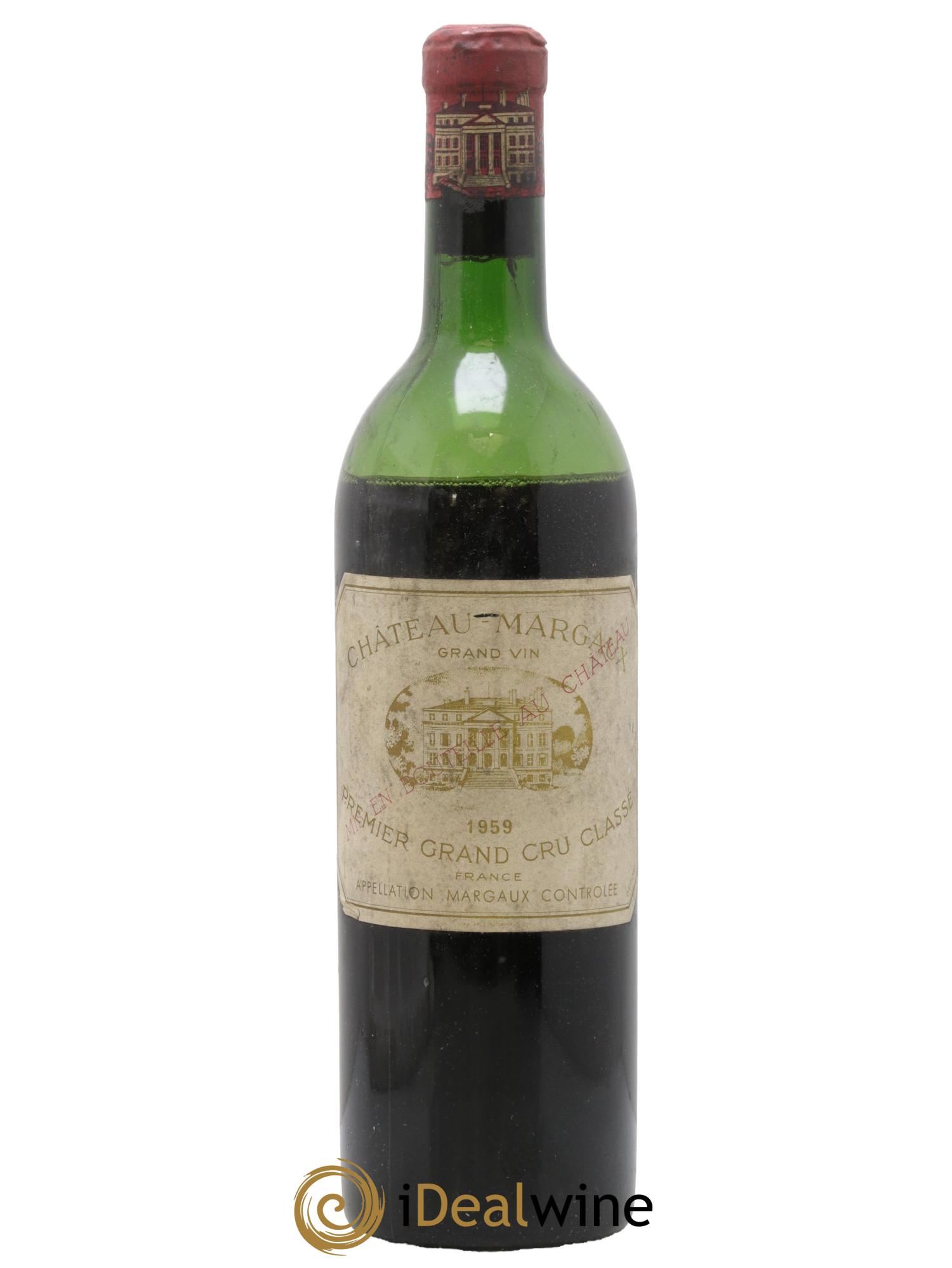 Château Margaux 1er Grand Cru Classé 1959 - Lot de 1 bouteille - 0