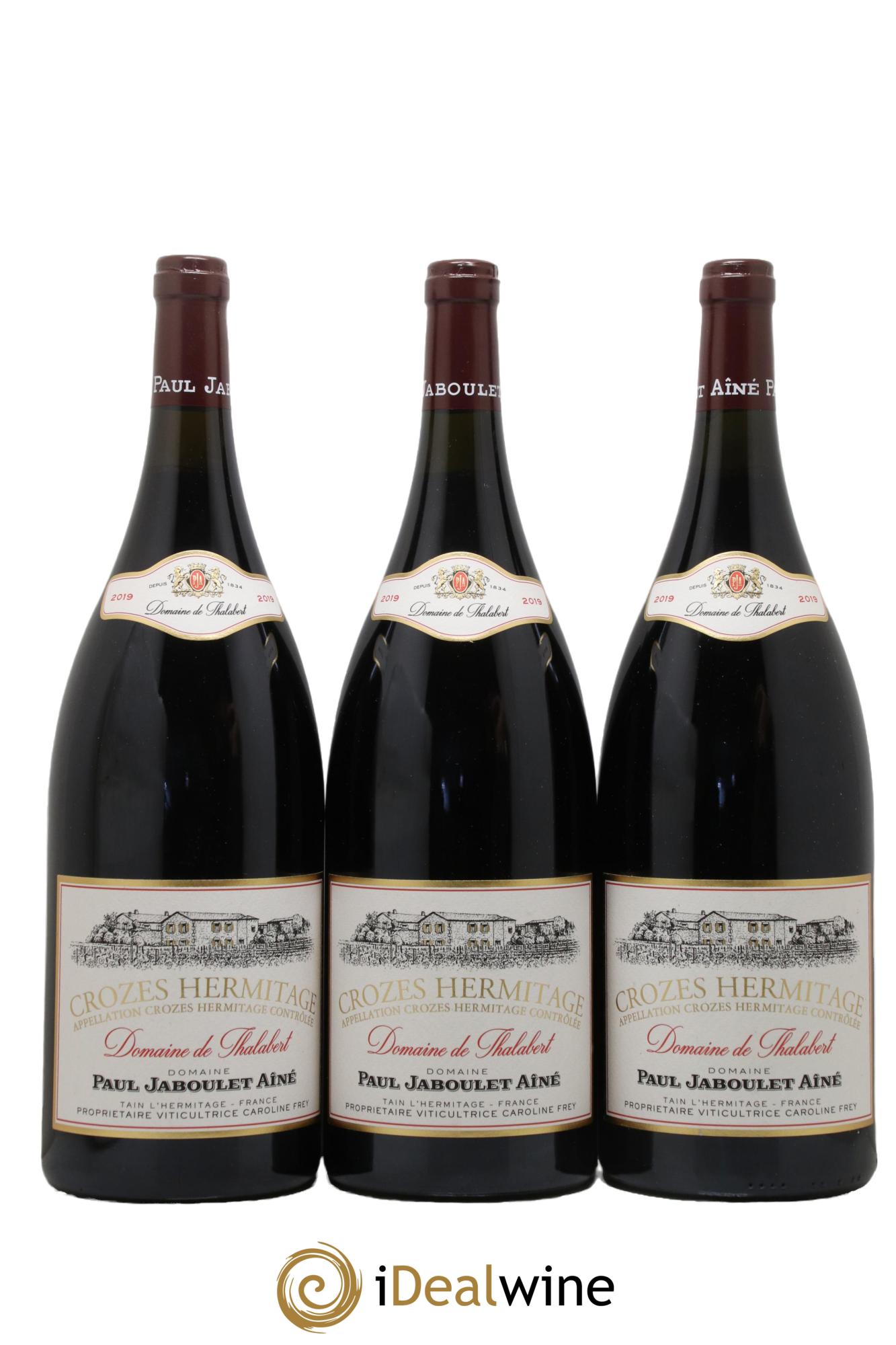 Crozes-Hermitage Domaine de Thalabert Paul Jaboulet Ainé 2019 - Lot de 3 magnums - 0