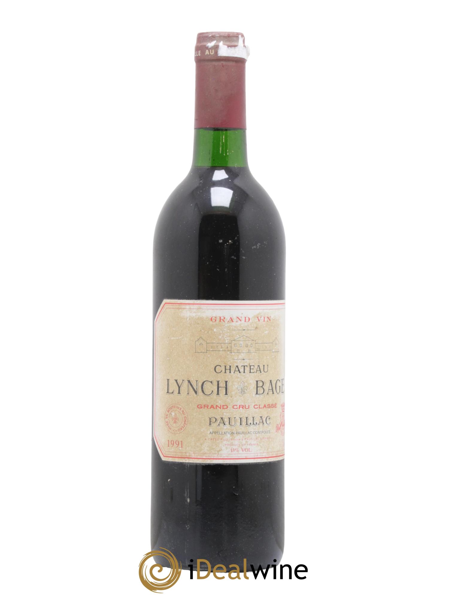 Château Lynch Bages 5ème Grand Cru Classé 1991 - Lot de 1 bouteille - 0