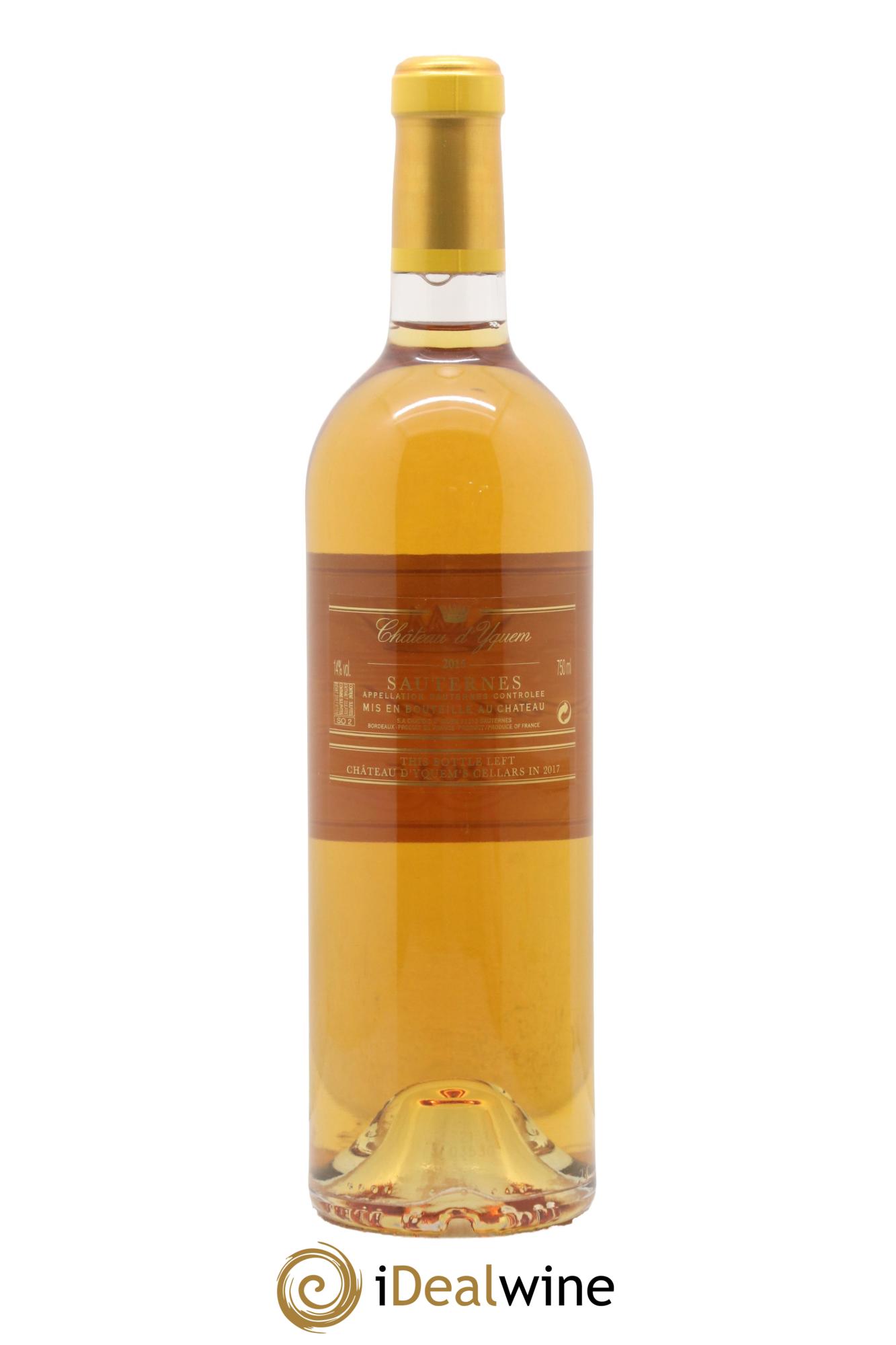 Château d' Yquem 1er Cru Classé Supérieur 2015 - Lot of 1 bottle - 2