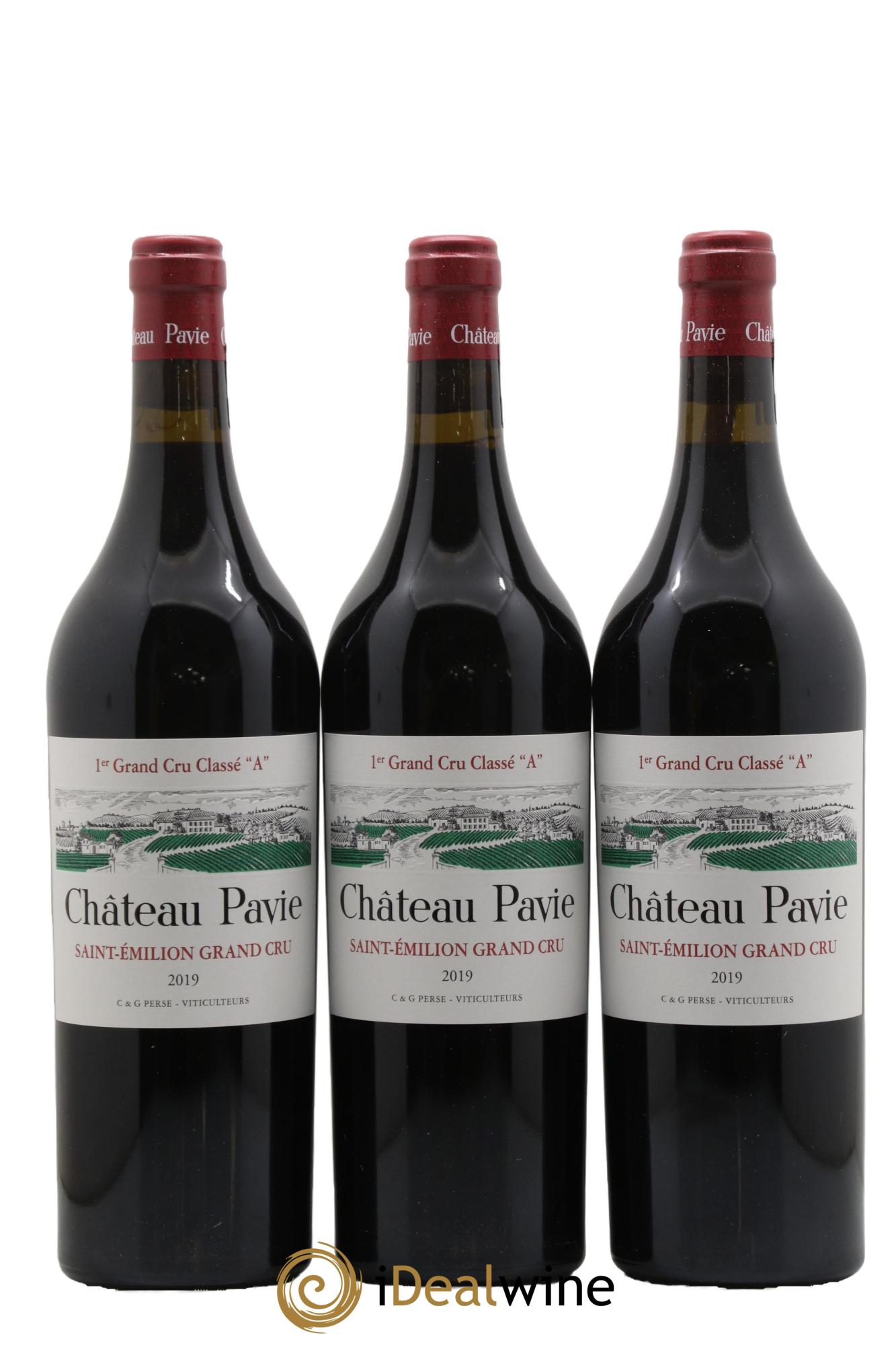 Château Pavie 1er Grand Cru Classé A  2019 - Lot de 6 bouteilles - 1