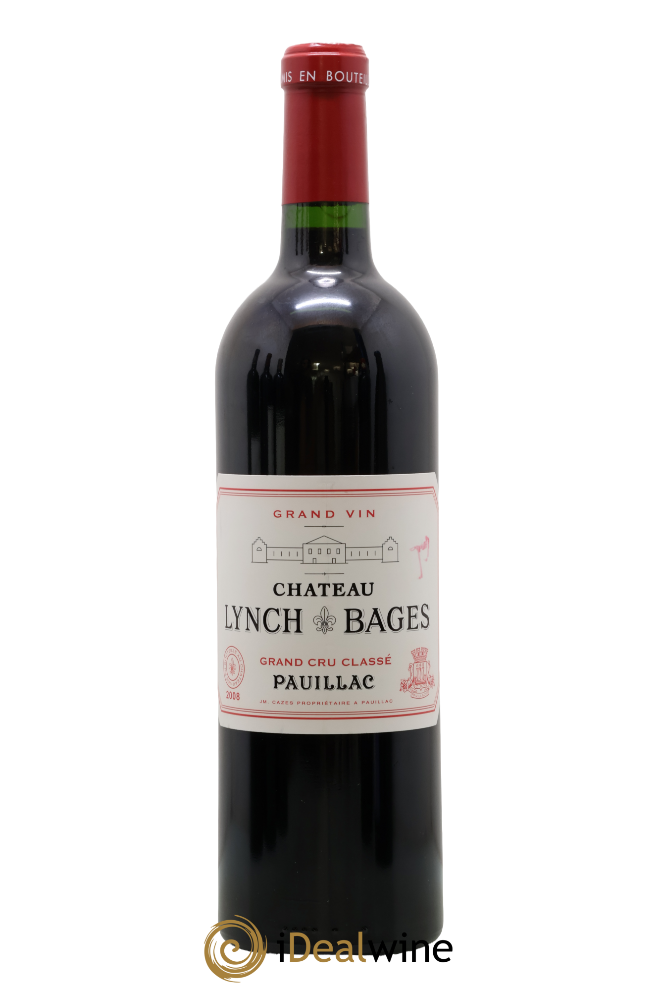 Château Lynch Bages 5ème Grand Cru Classé 2008 - Lotto di 1 bottiglia - 0