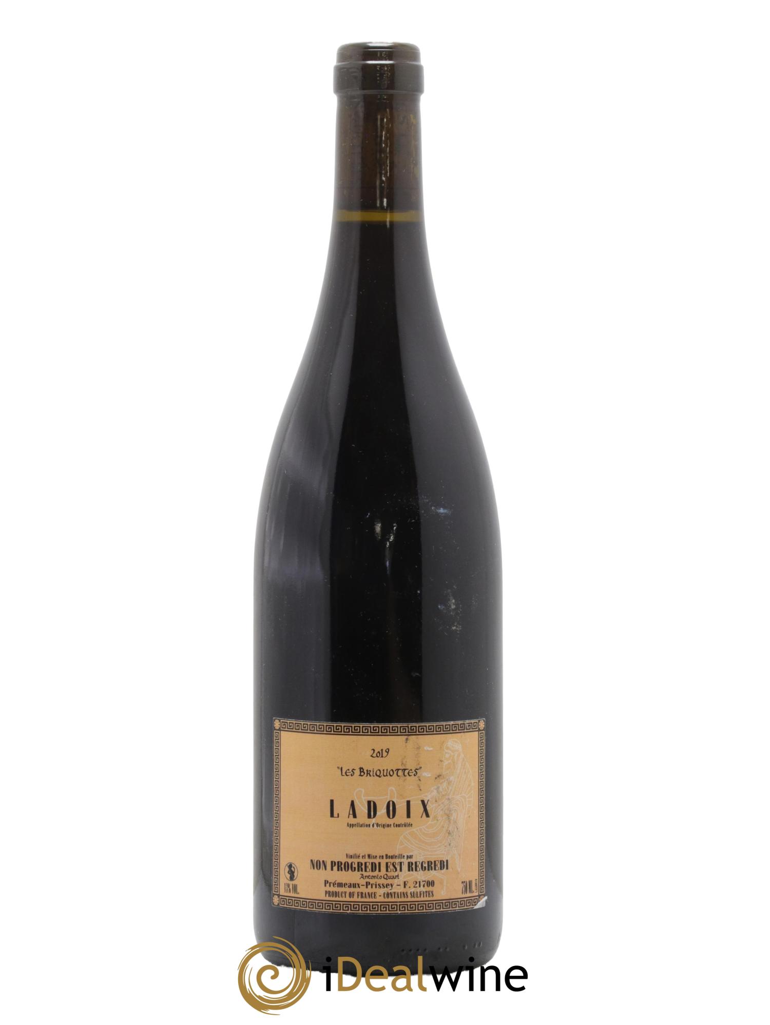 Ladoix Les Briquottes Antonio Quari 2019 - Lot de 1 bouteille - 1