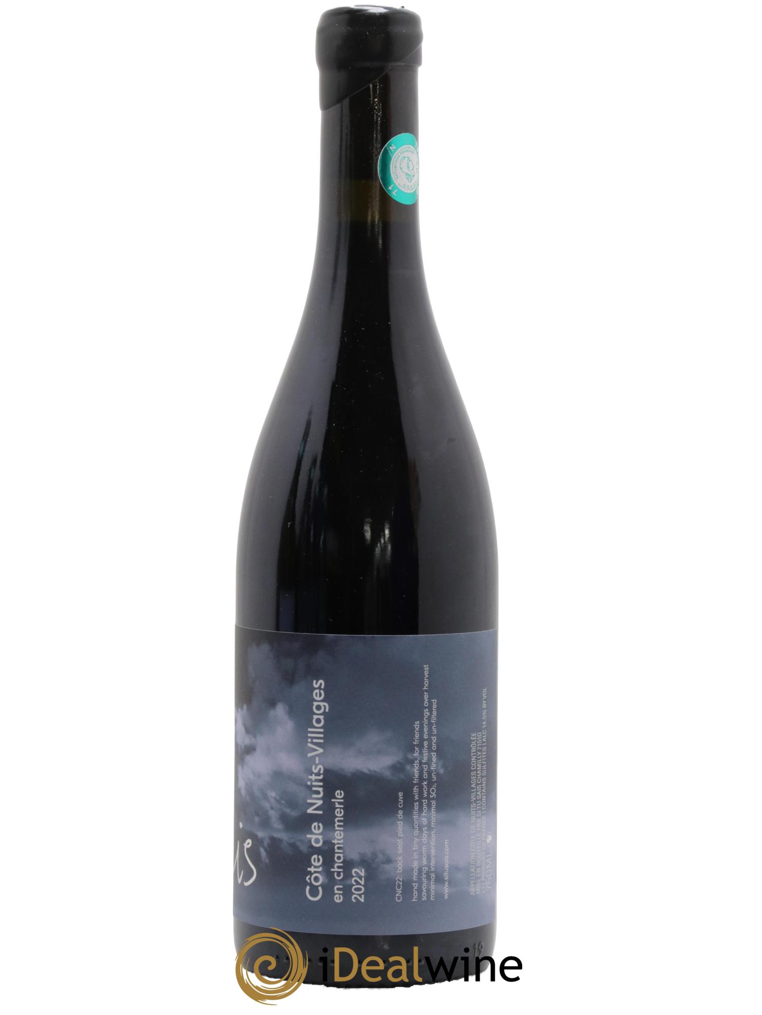 Côte de Nuits-Villages En Chantemerle Si Tu Sais Si tu Sais En Chantemerle 2022 - Lot de 1 bouteille - 1