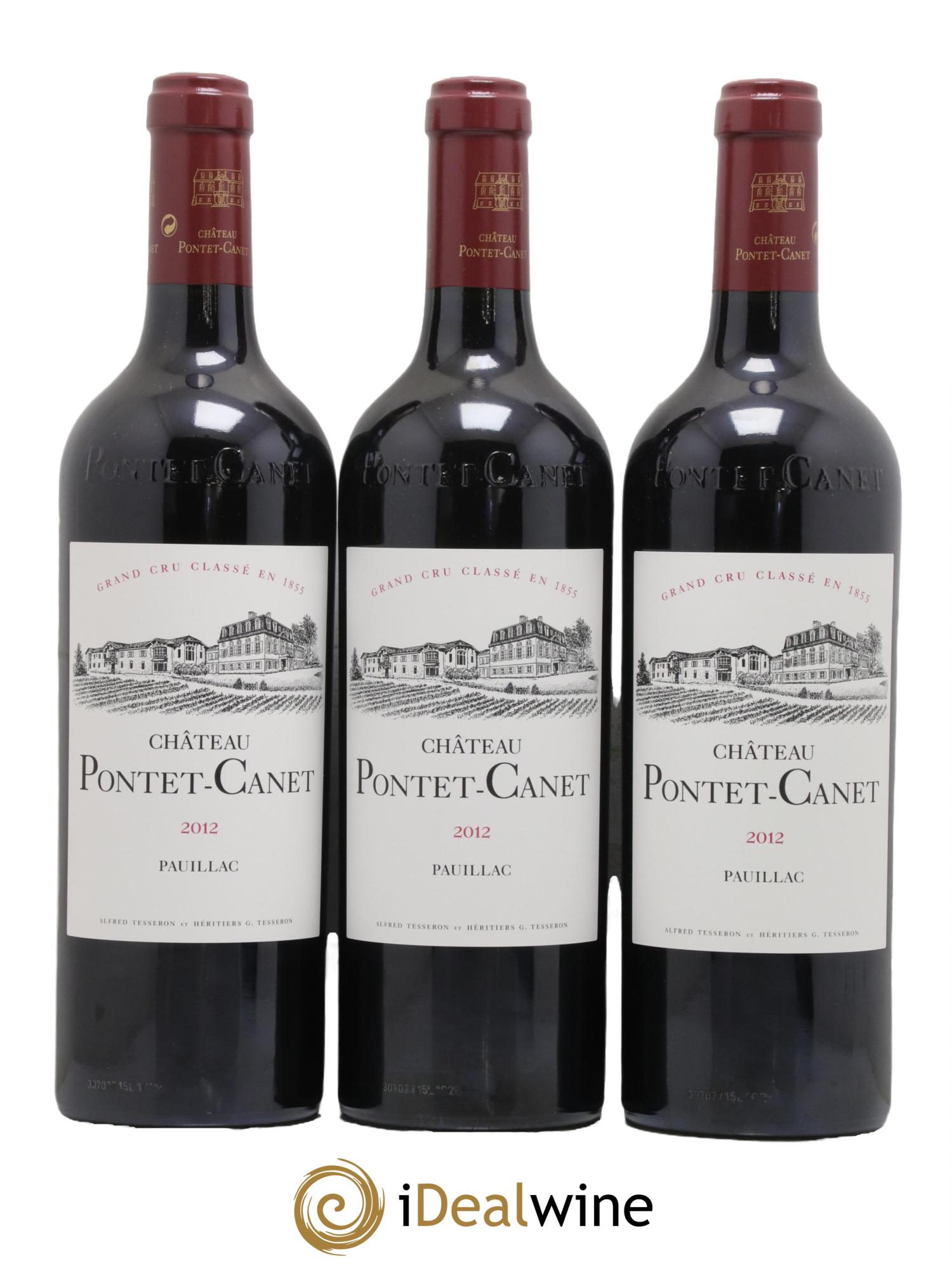 Château Pontet Canet 5ème Grand Cru Classé 2012 - Lot de 6 bouteilles - 2