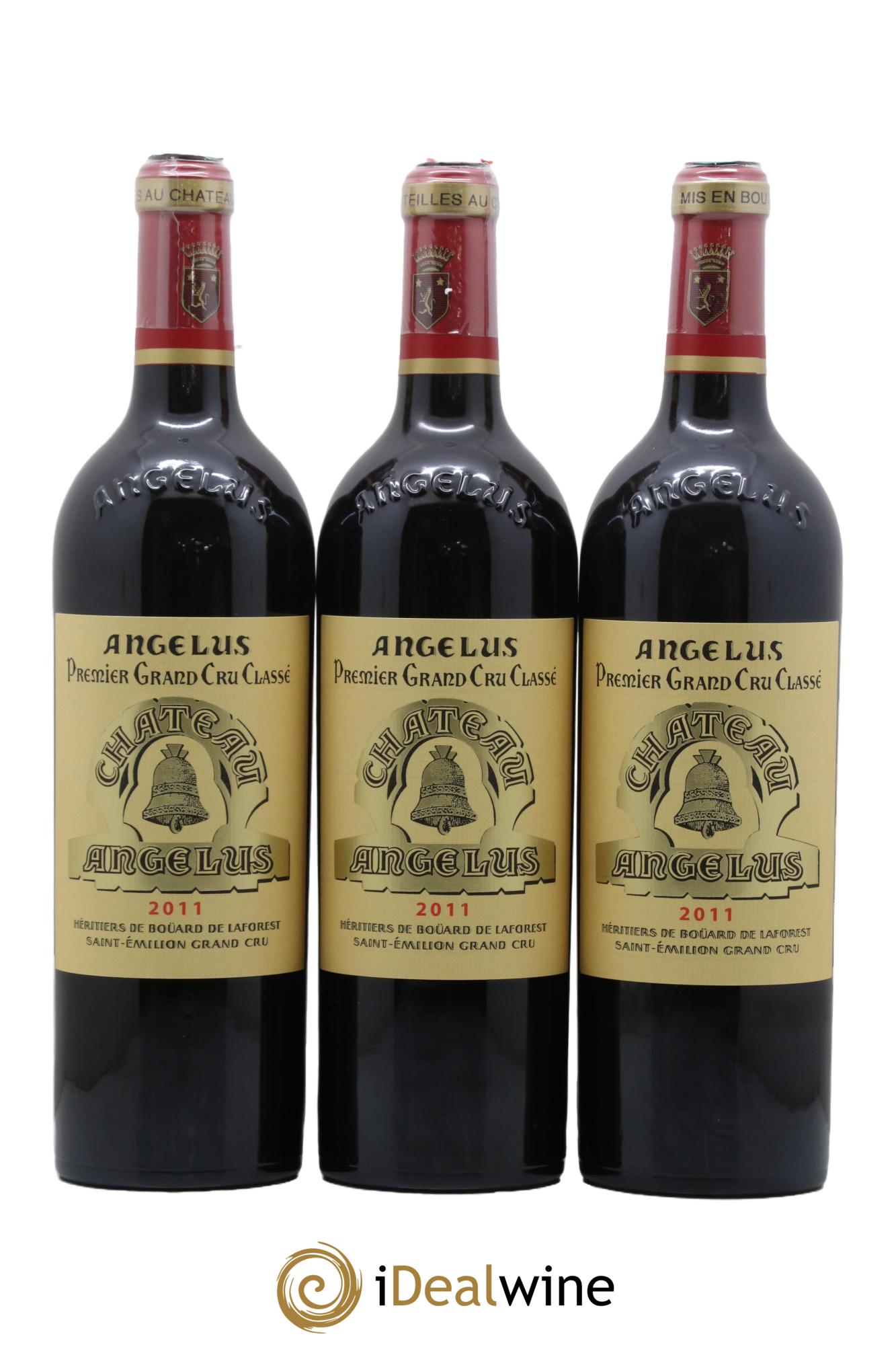 Château Angélus 1er Grand Cru Classé A 2011 - Lotto di 6 bottiglie - 1