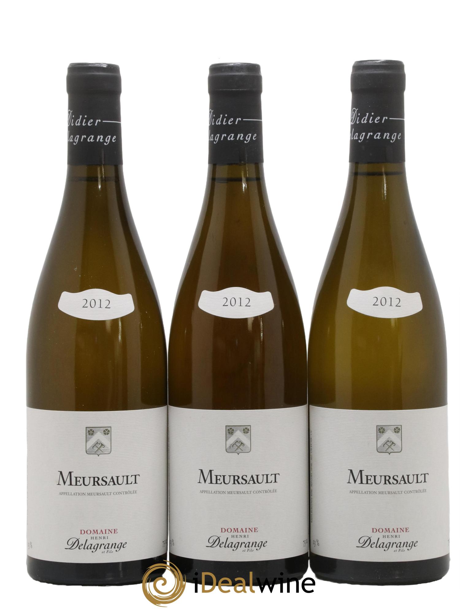 Meursault Delagrange et Fils 2012 - Posten von 3 Flaschen - 0