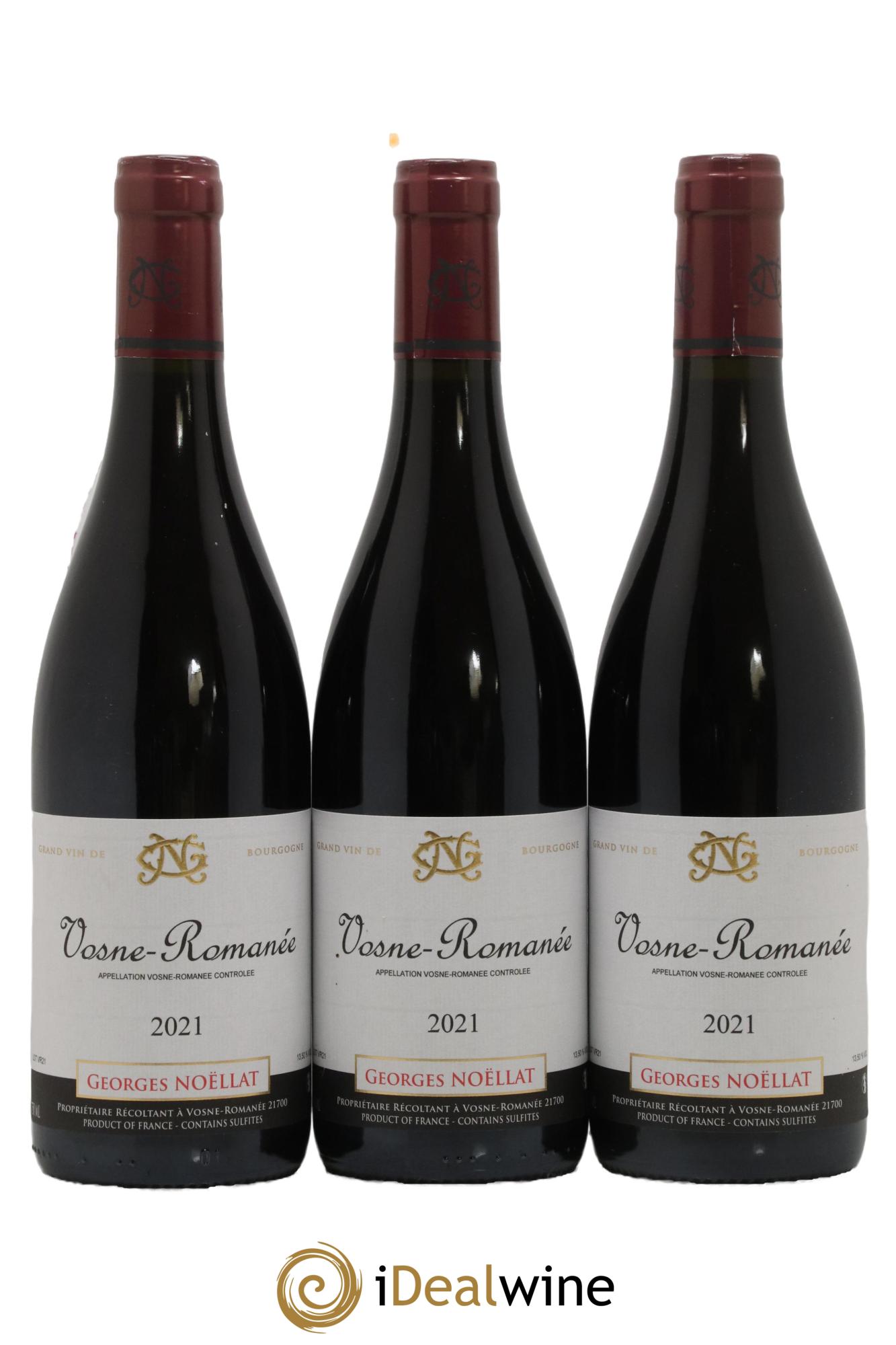 Vosne-Romanée Georges Noëllat (Domaine) 2021 - Lot de 3 bouteilles - 0