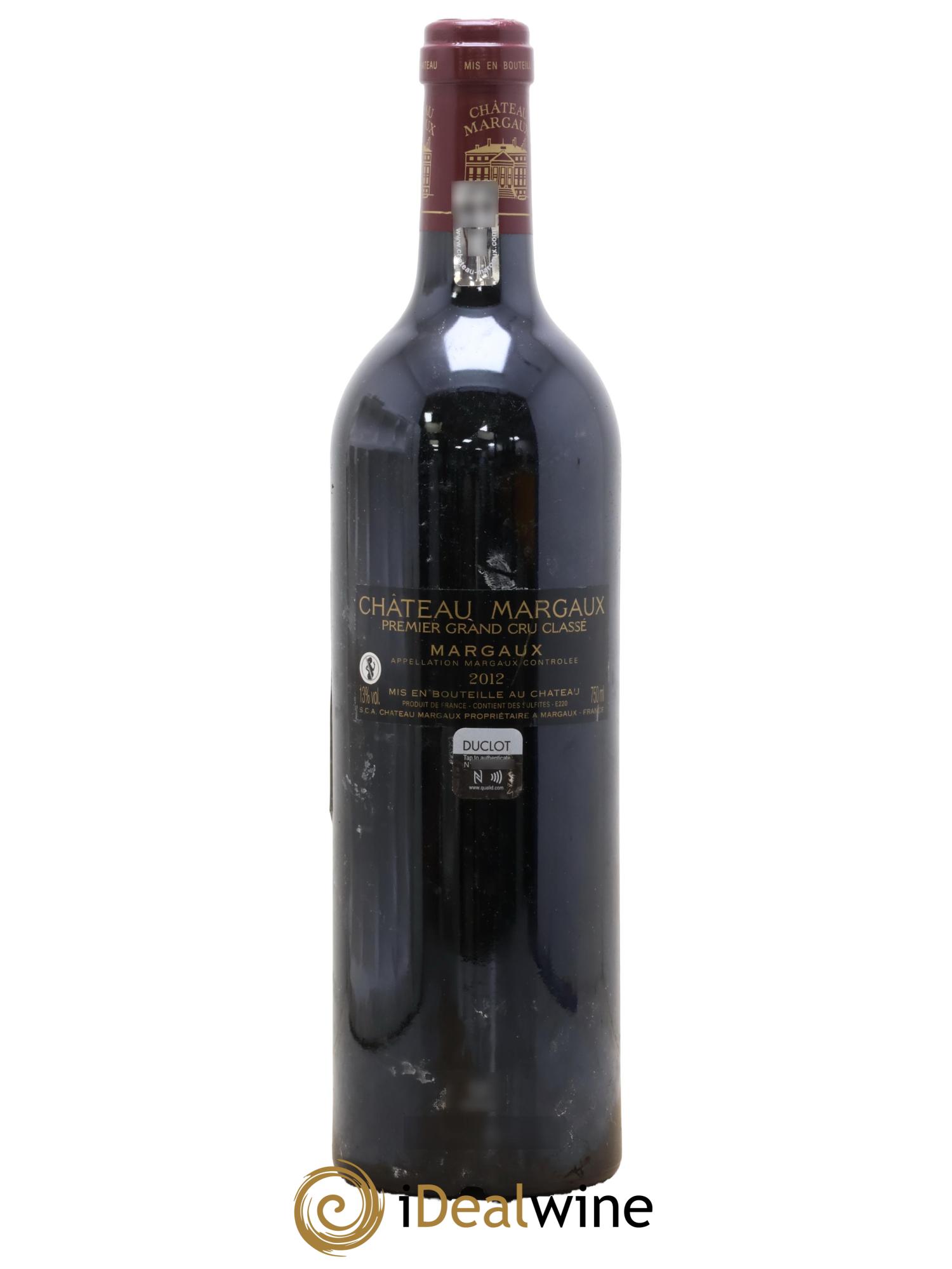 Château Margaux 1er Grand Cru Classé 2012 - Lot of 1 bottle - 1