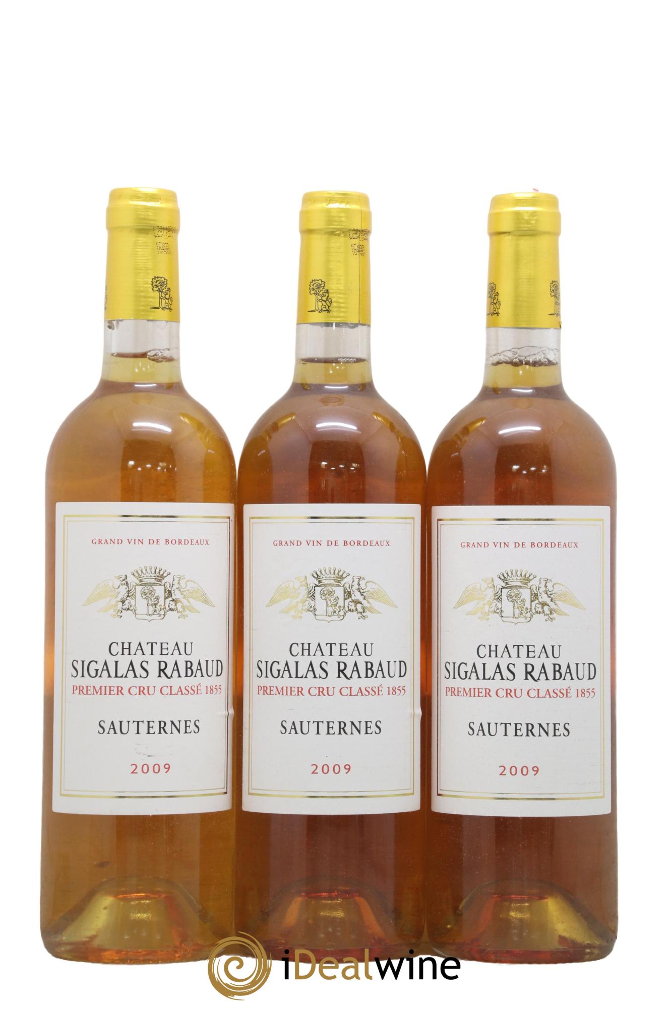 Château Sigalas Rabaud 1er Grand Cru Classé  2009 - Lot de 12 bouteilles - 2