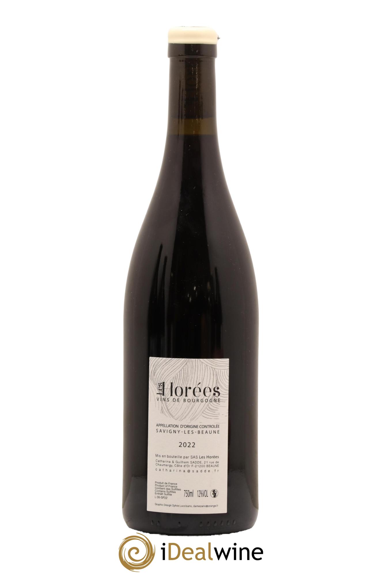 Savigny-lès-Beaune Les Plaisirs et les Jours Les Horees 2022 - Posten von 1 Flasche - 1