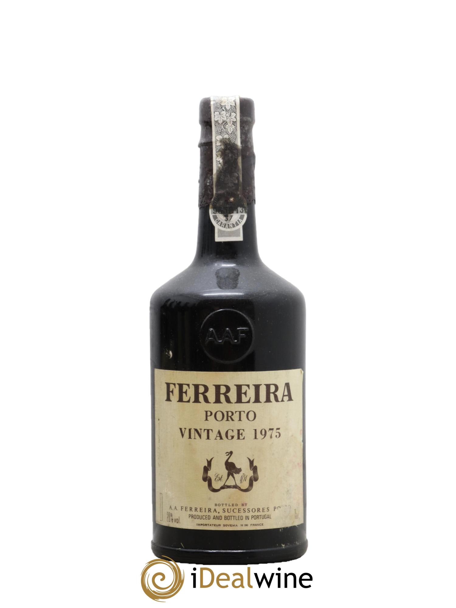 Porto Vintage Ferreira 1975 - Lot de 1 bouteille - 0