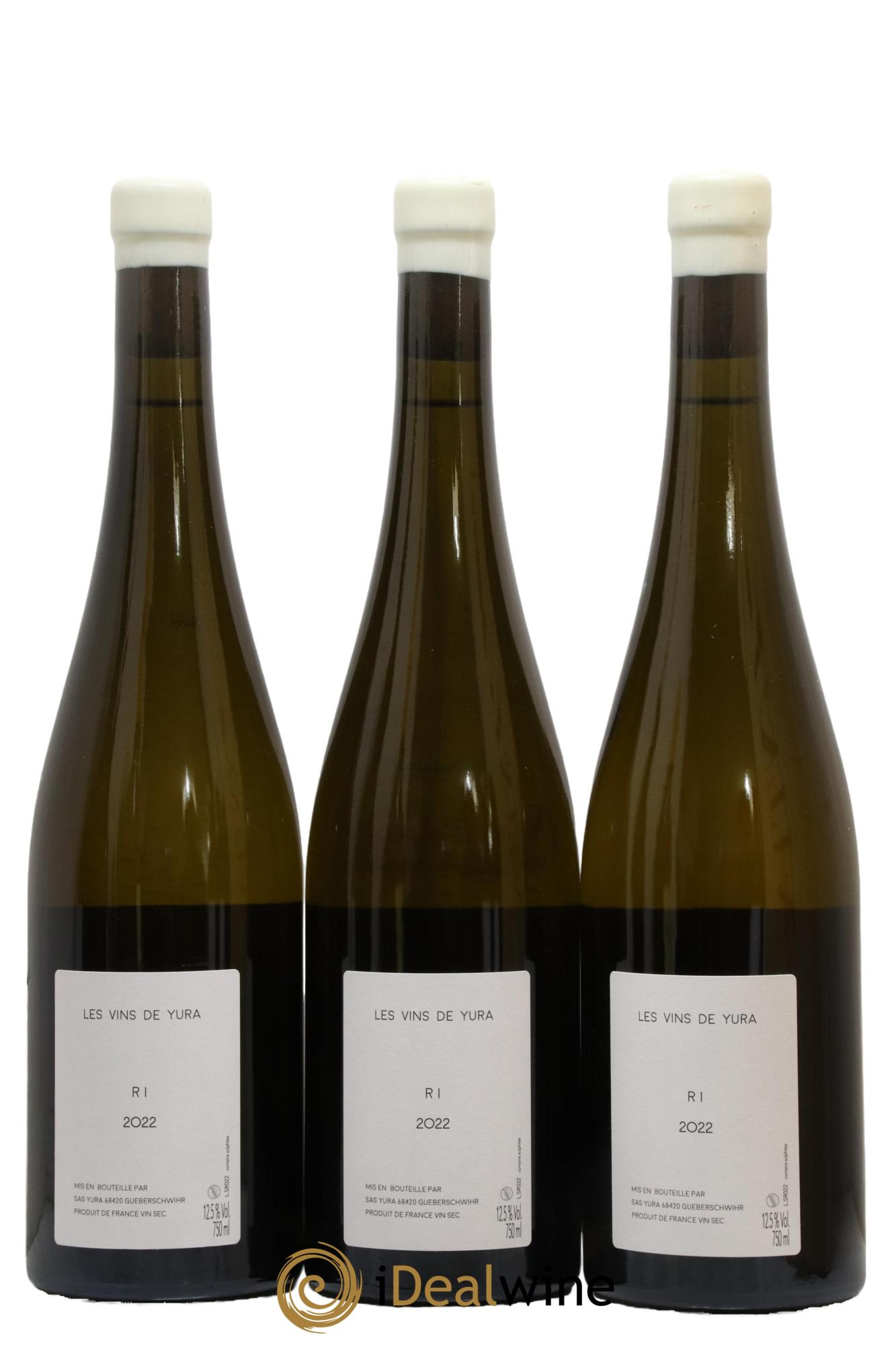 Alsace Le silence et la résonance Jintaro Yura 2022 - Lot of 3 bottles - 1