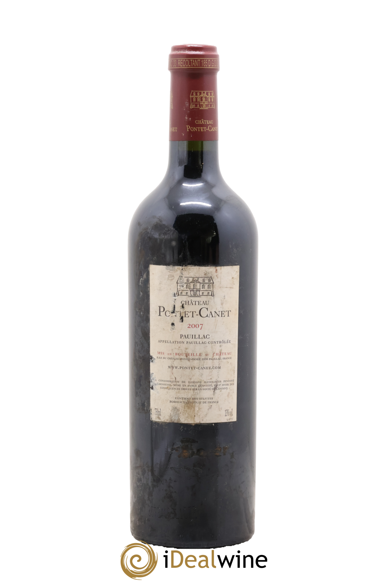 Château Pontet Canet 5ème Grand Cru Classé 2007 - Posten von 1 Flasche - 1
