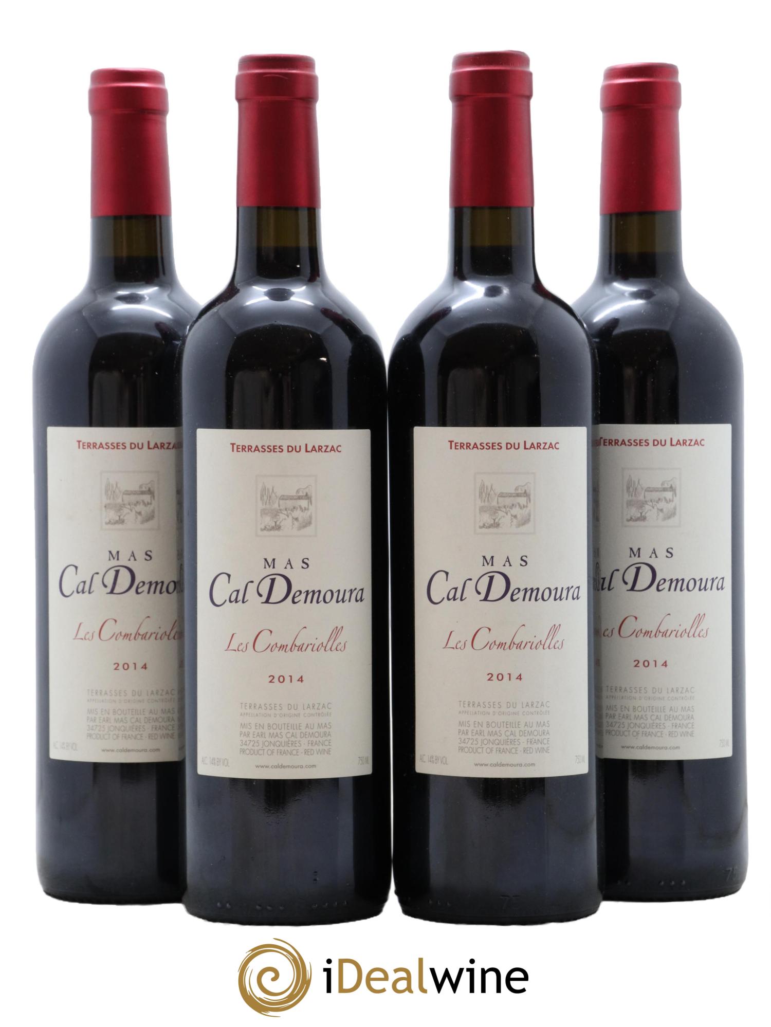 Terrasses du Larzac Les Combariolles Mas Cal Demoura 2014 - Lot de 4 bouteilles - 0