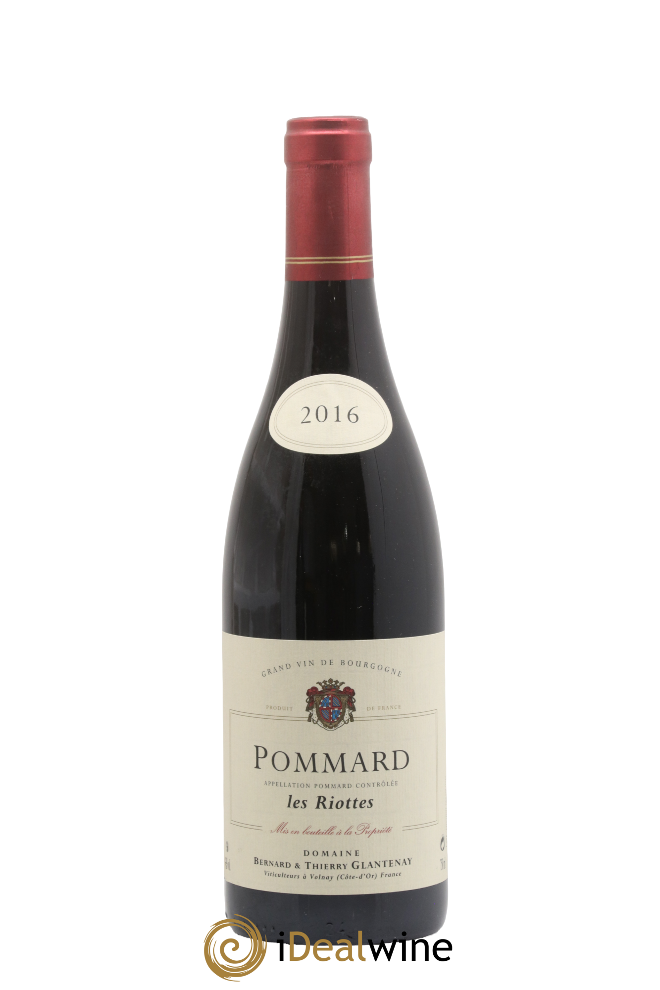 Pommard Riottes Bernard Et Thierry Glantenay 2016 - Posten von 1 Flasche - 0
