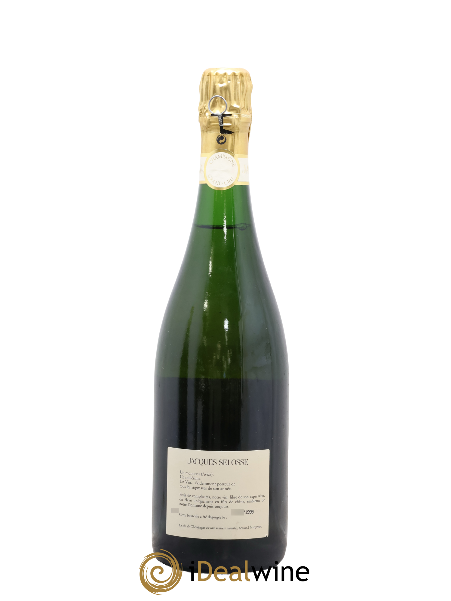 Grand Cru Blanc de Blancs Brut Jacques Selosse 1990 - Posten von 1 Flasche - 1