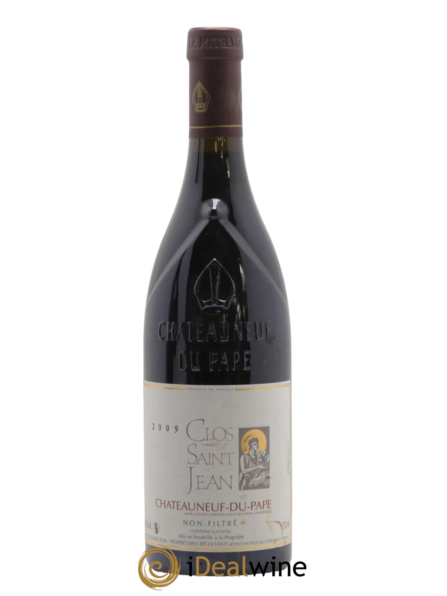 Châteauneuf-du-Pape Clos Saint-Jean Pascal et Vincent Maurel 2009 - Lot de 1 bouteille - 0