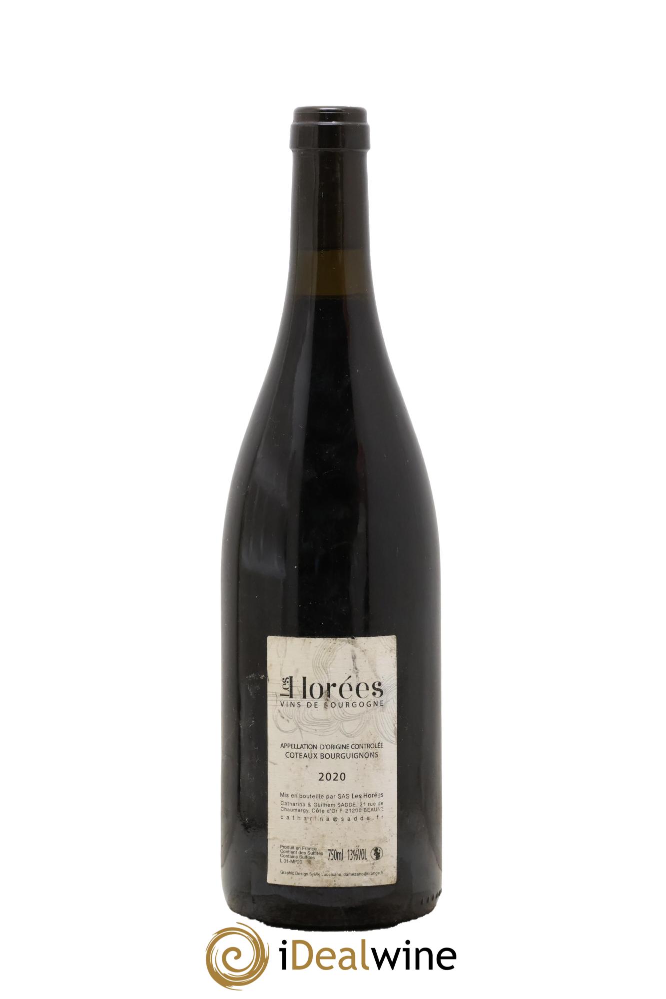 Côteaux Bourguignons Mon Poulain Les Horées 2020 - Posten von 1 Flasche - 1