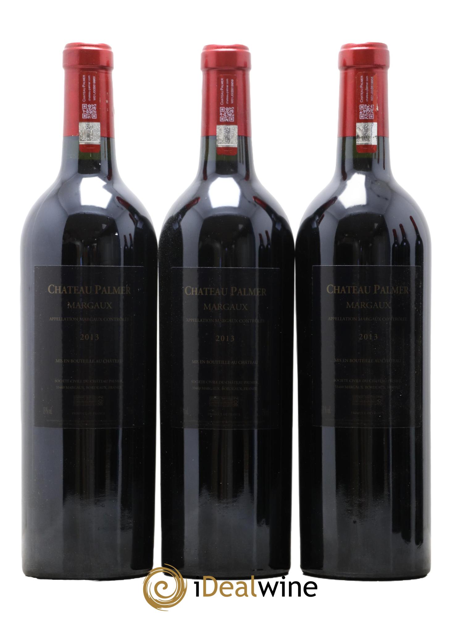 Château Palmer 3ème Grand Cru Classé 2013 - Lot de 6 bouteilles - 3