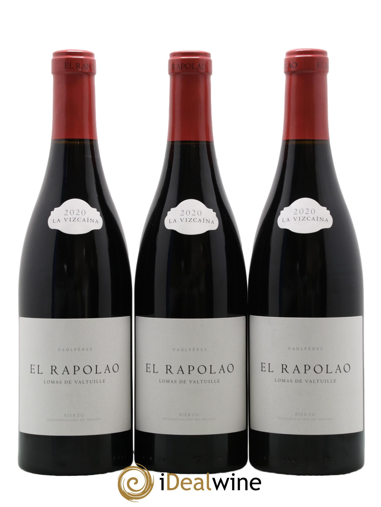 Bierzo DO Ultreia El Rapolao Raul Perez 2020 - Lot de 3 bouteilles - 0