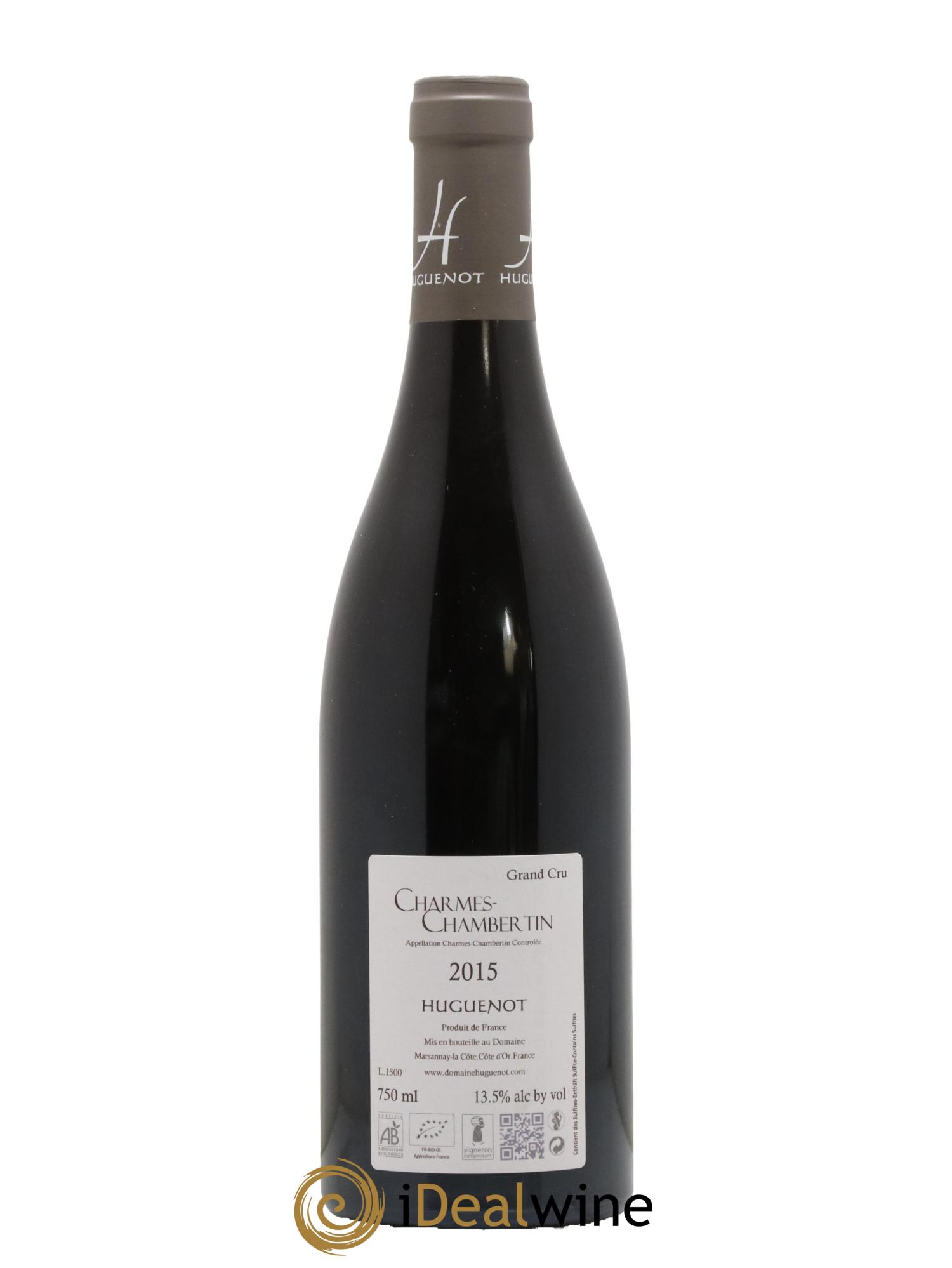 Charmes-Chambertin Grand Cru Huguenot 2015 - Lot de 1 bouteille - 1