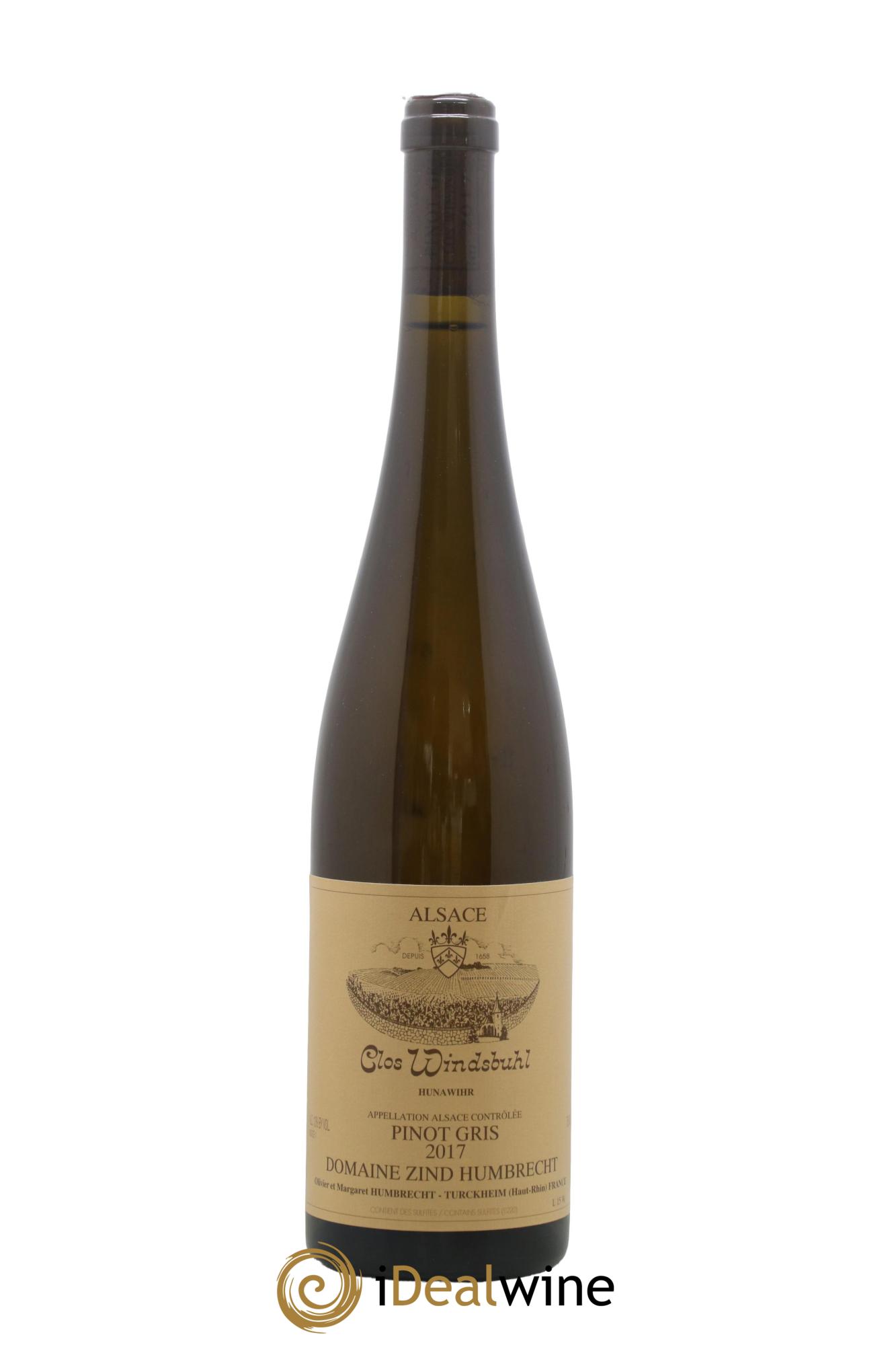 Alsace Pinot Gris Clos Windsbuhl Zind-Humbrecht (Domaine) 2017 - Lot of 1 bottle - 0