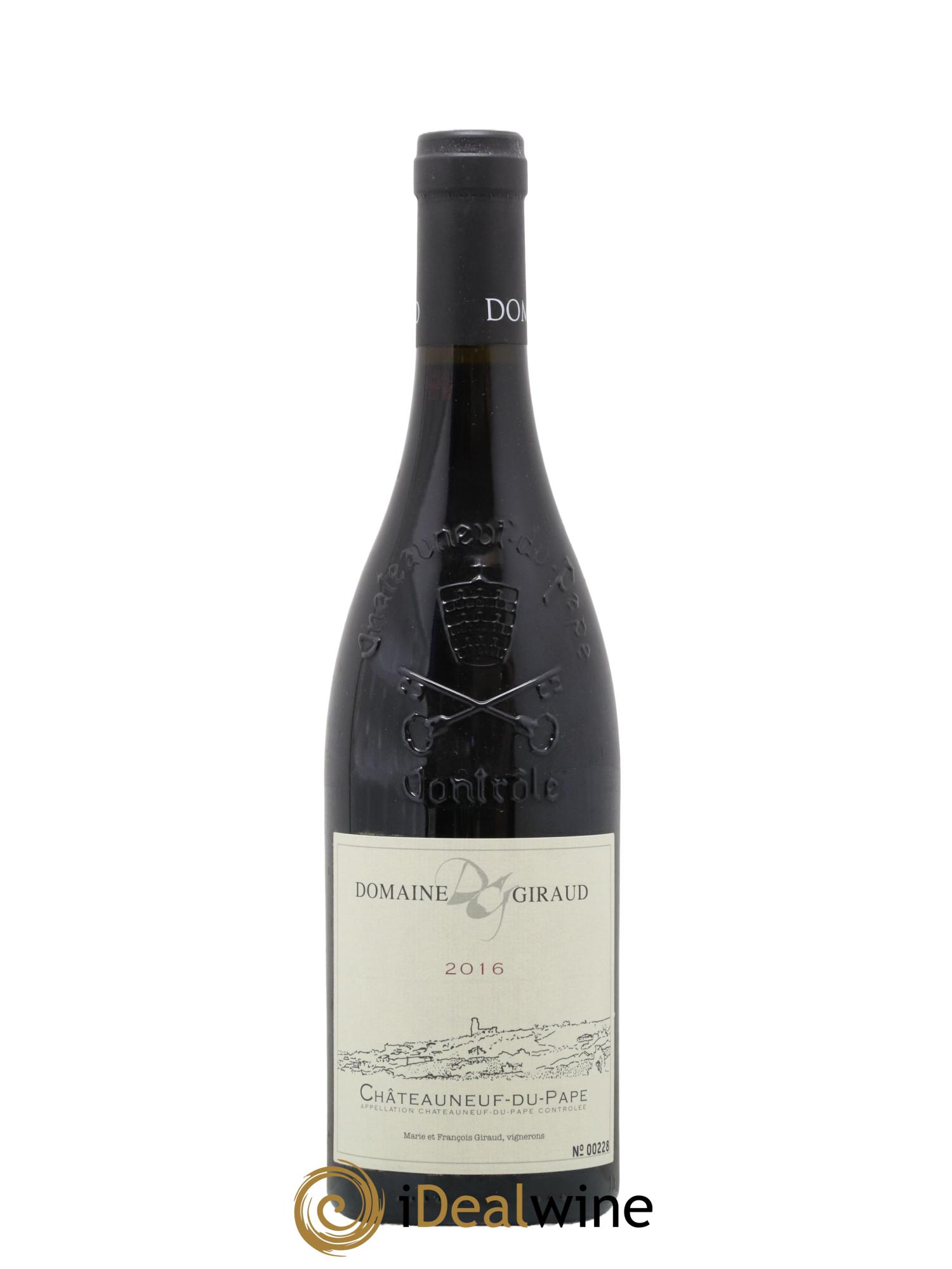 Châteauneuf-du-Pape Tradition Giraud (Domaine) 2016 - Lot de 1 bouteille - 0