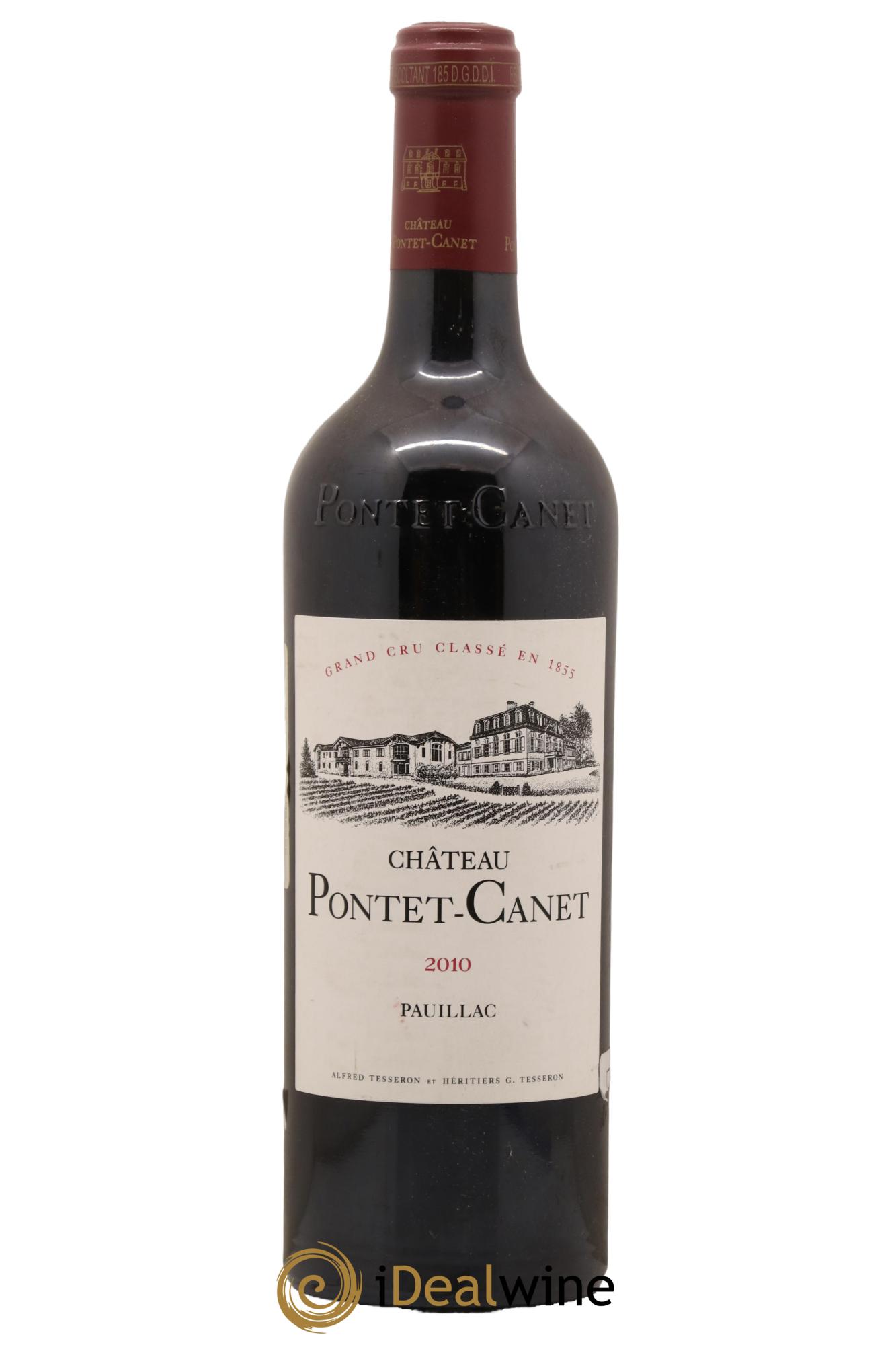Château Pontet Canet 5ème Grand Cru Classé 2010 - Lot de 1 bouteille - 0