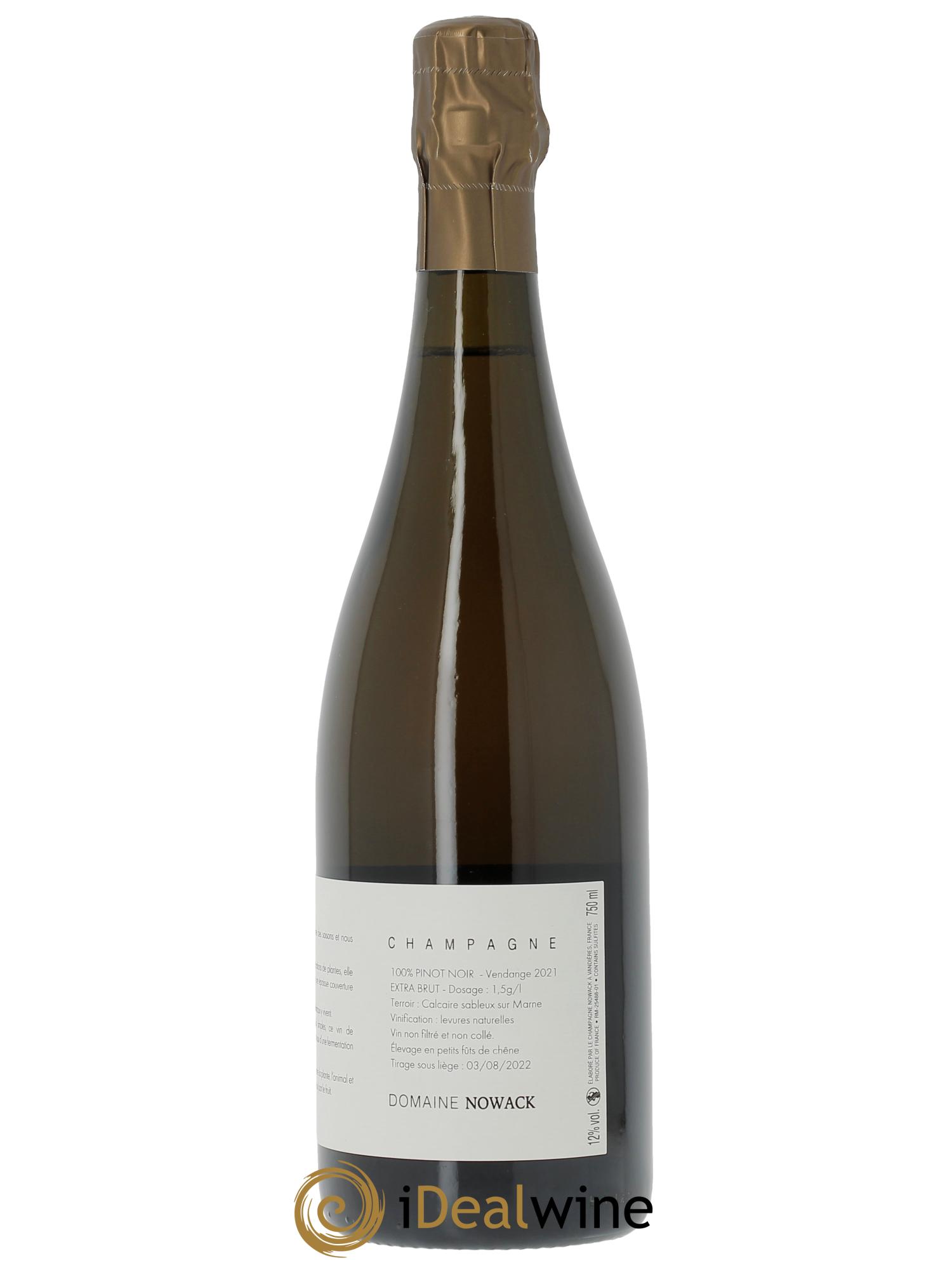 Les Bauchets Brut Nature Nowack 2021 - Lot de 1 bouteille - 1