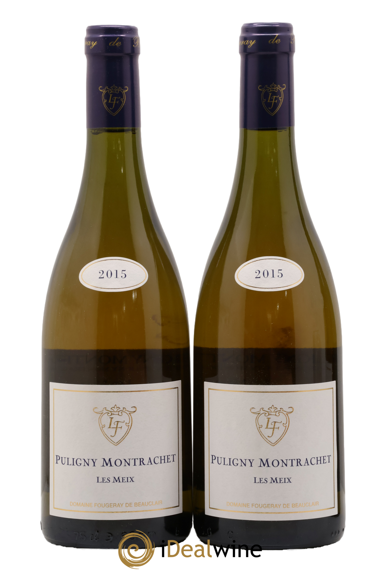 Puligny-Montrachet Les Meix Fougeray de Beauclair 2015 - Lotto di 2 bottiglie - 0