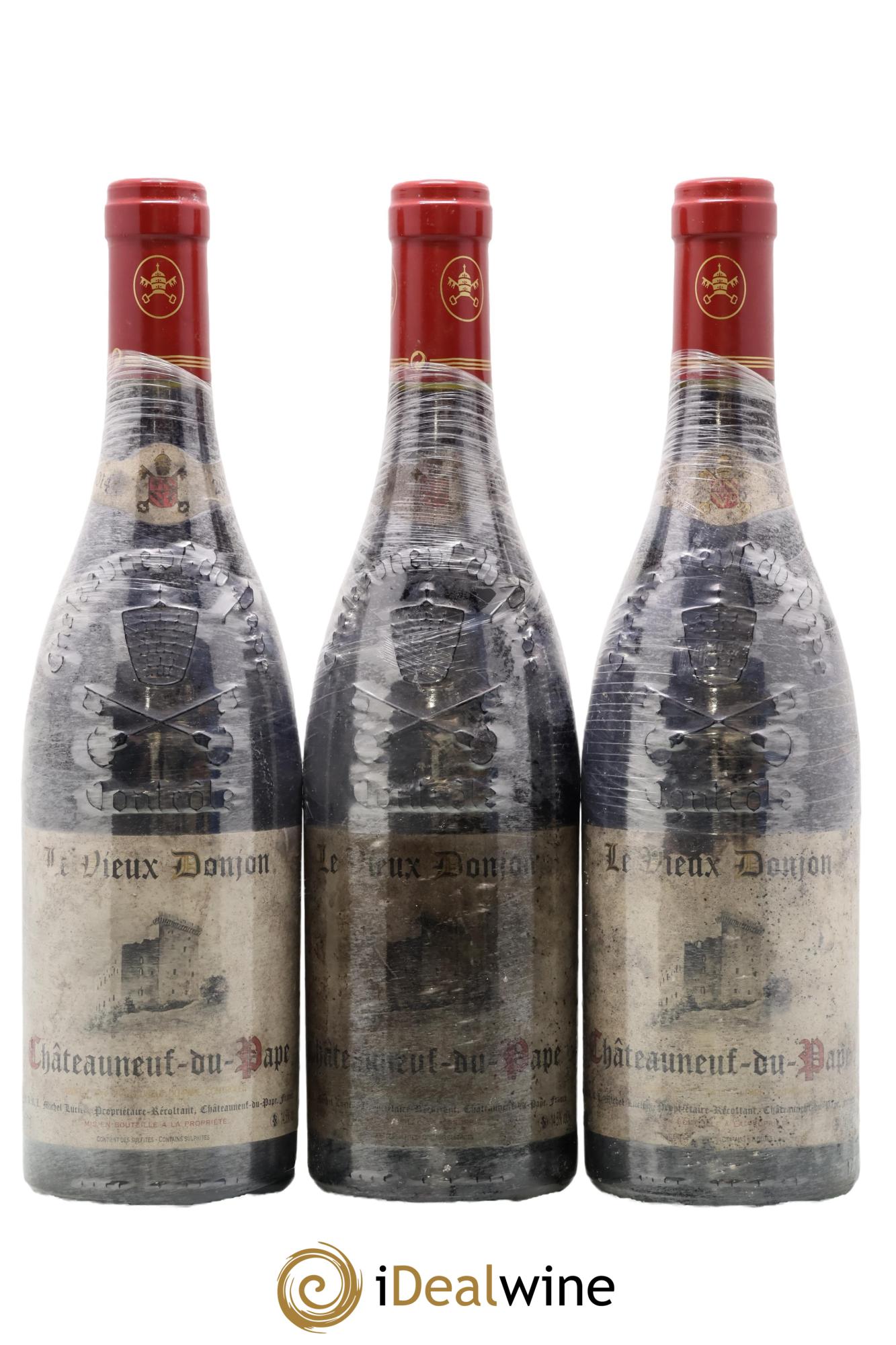 Châteauneuf-du-Pape Le Vieux Donjon Michel Lucien 2014 - Lot of 3 bottles - 0