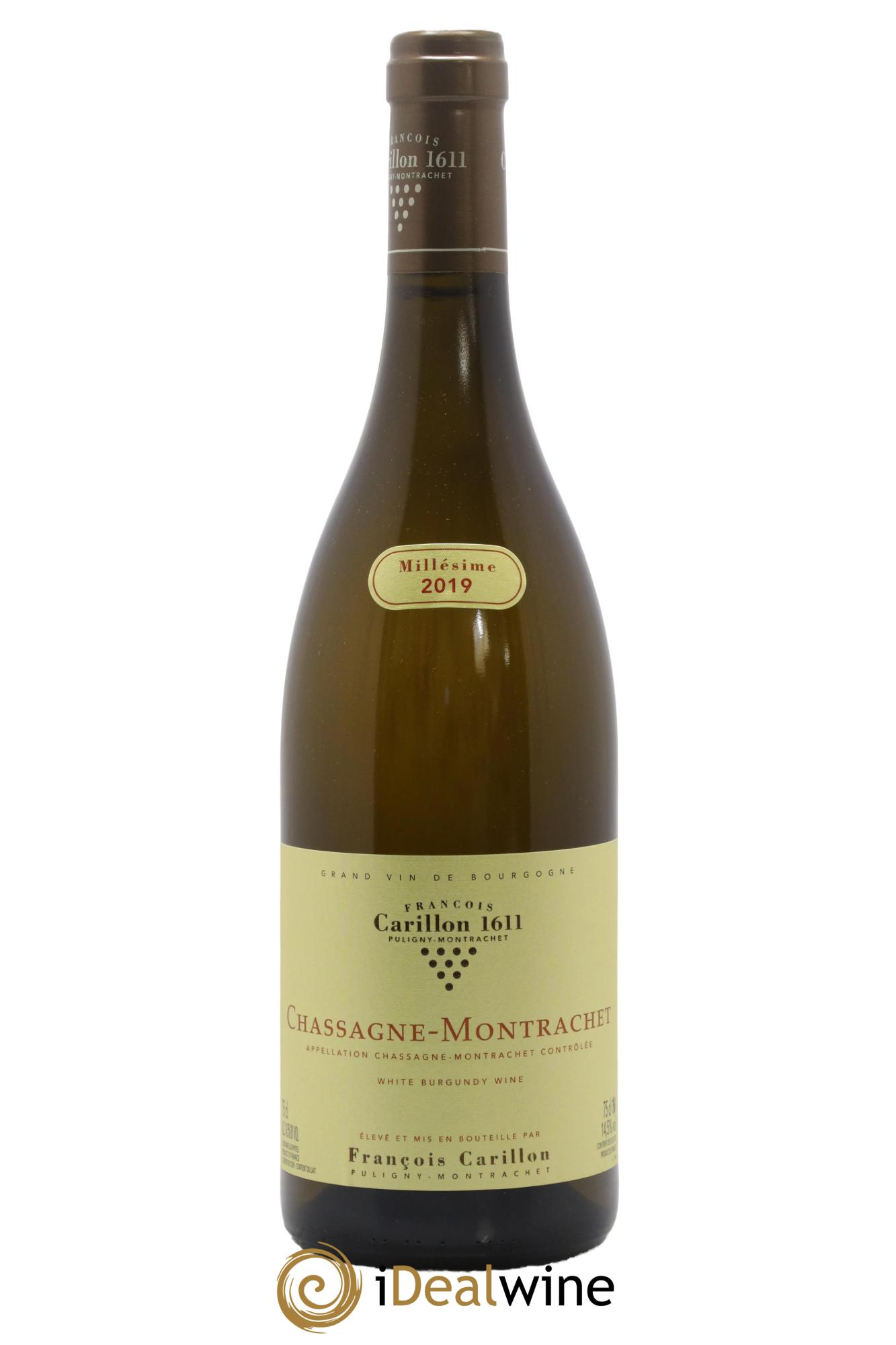 Chassagne-Montrachet François Carillon 2019 - Lot de 1 bouteille - 0