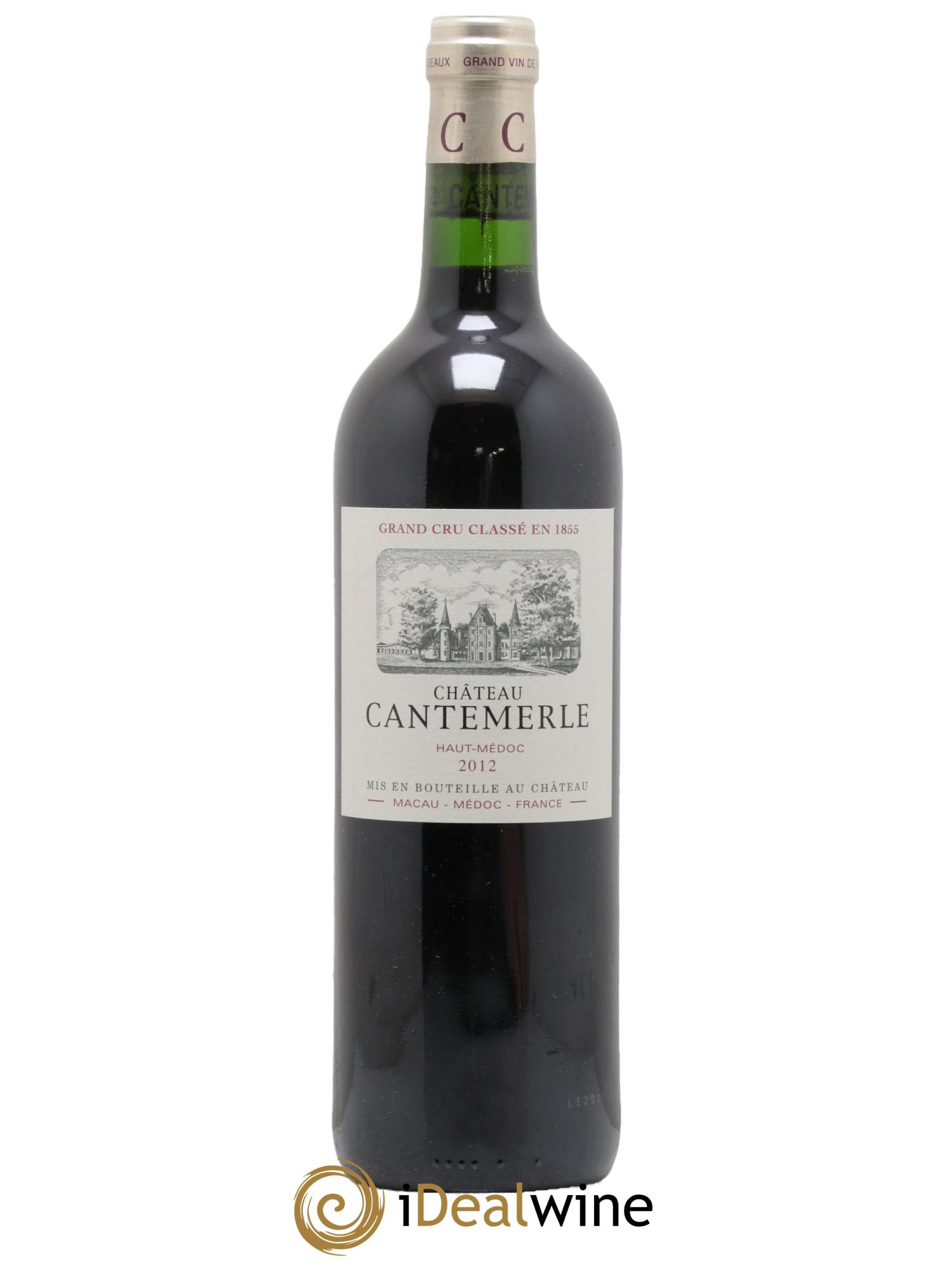 Château Cantemerle 5ème Grand Cru Classé 2012 - Lot de 1 bouteille - 0