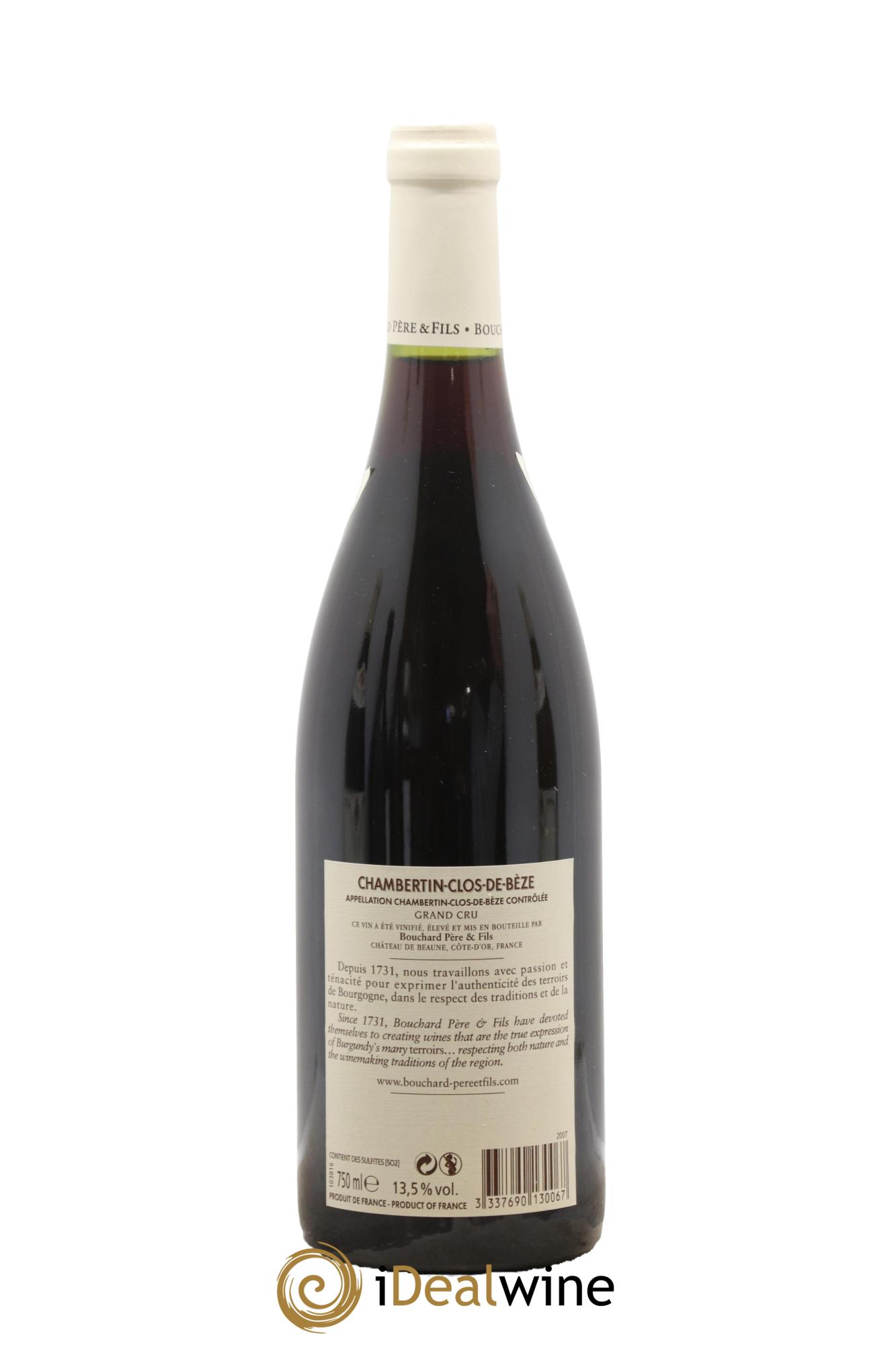 Chambertin Clos de Bèze Grand Cru Bouchard Père & Fils 2007 - Lotto di 1 bottiglia - 1
