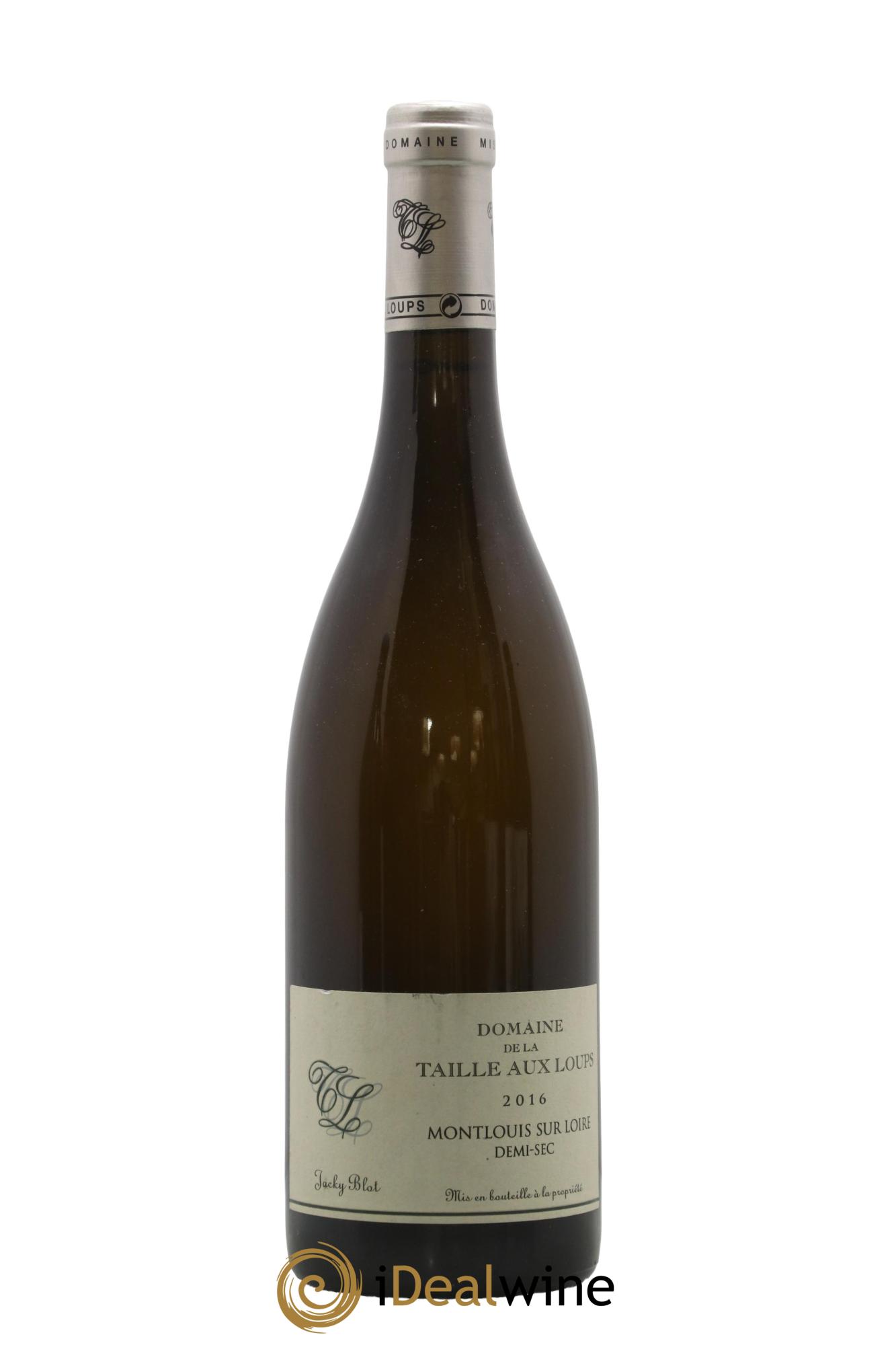 Montlouis-sur-Loire Demi-Sec La Taille aux Loups - Jacky Blot 2016 - Posten von 1 Flasche - 0