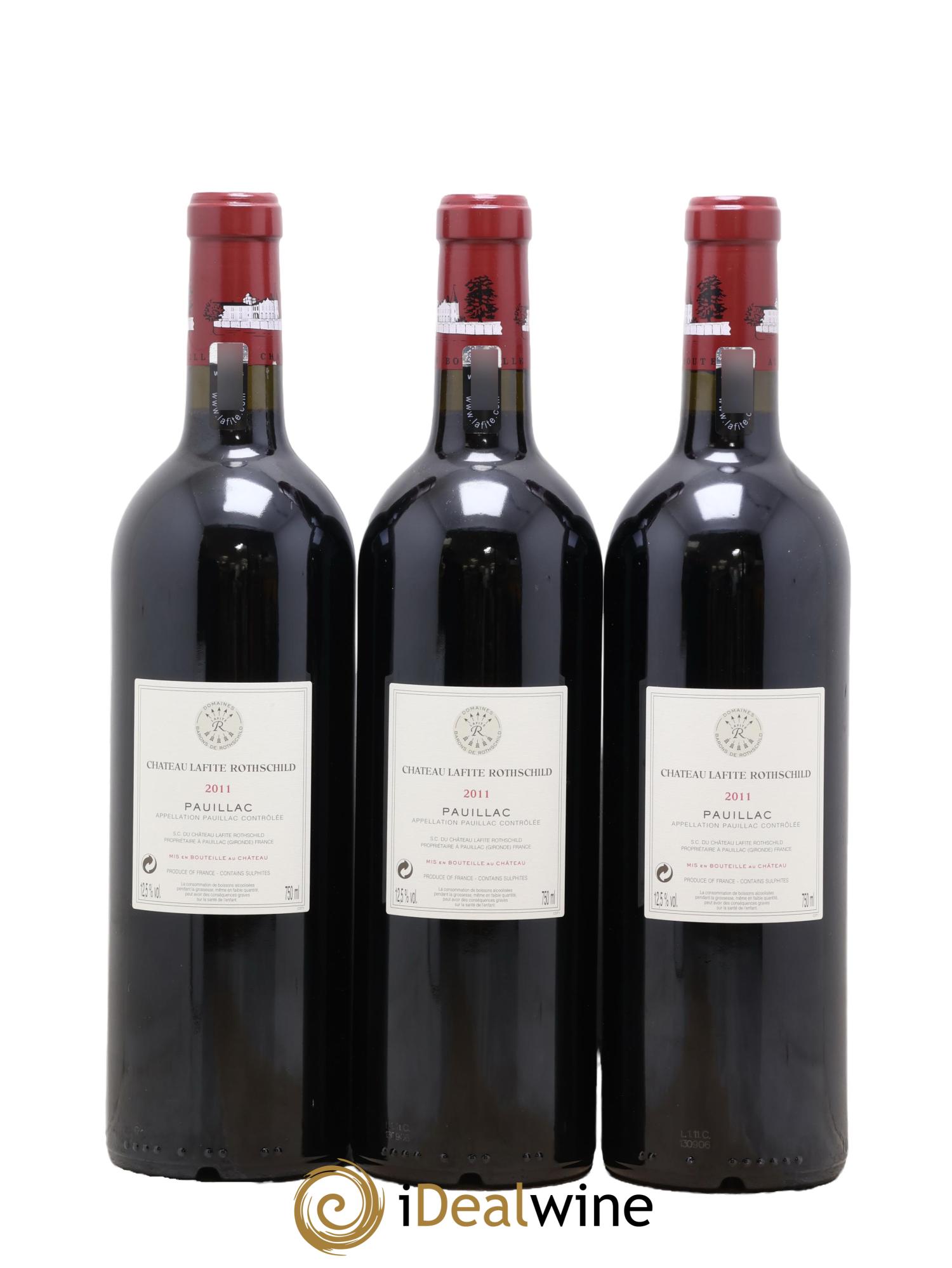 Château Lafite Rothschild 1er Grand Cru Classé 2011 - Lot de 6 bouteilles - 4