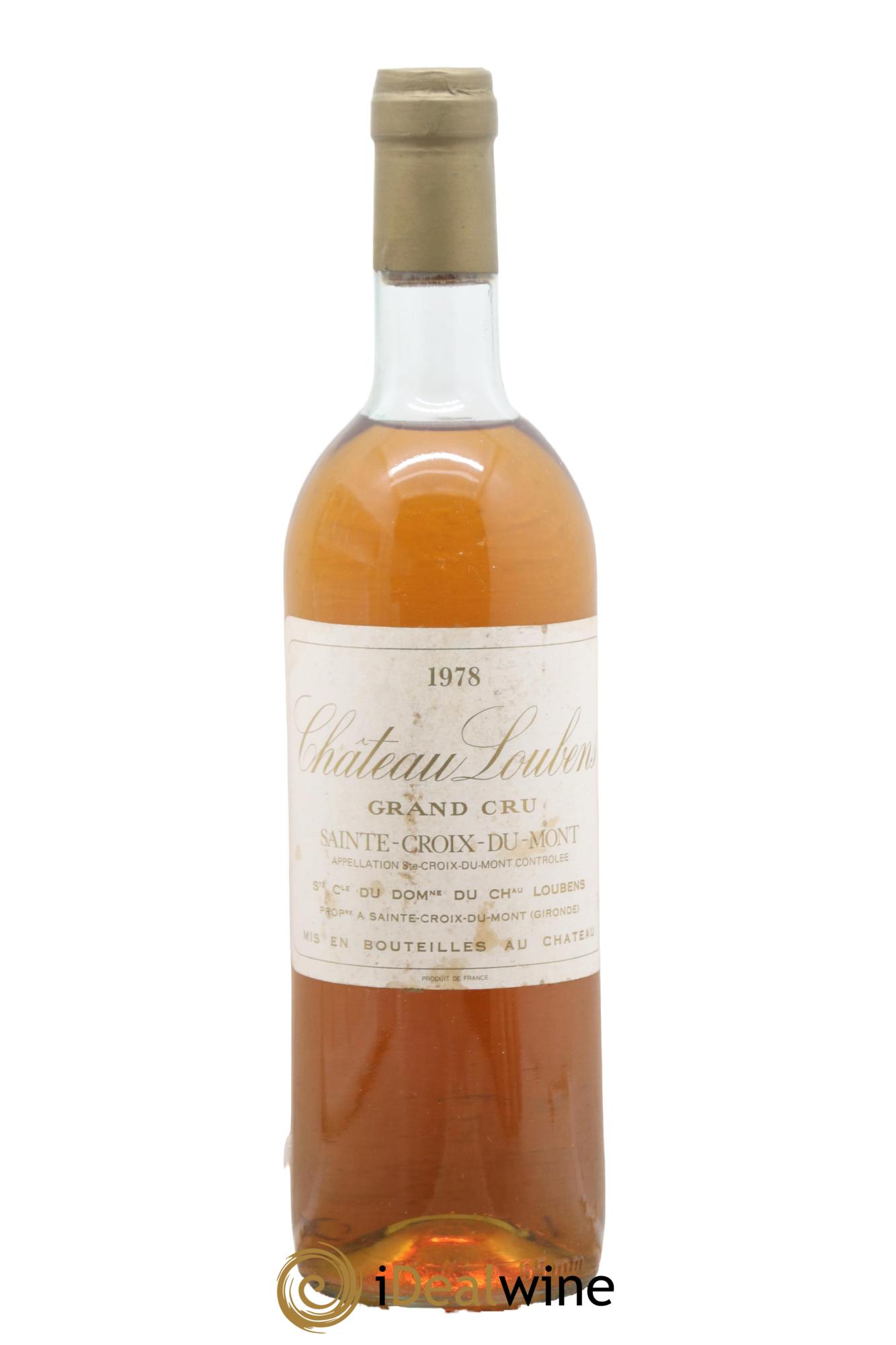Château Loubens 1978 - Posten von 1 Flasche - 0