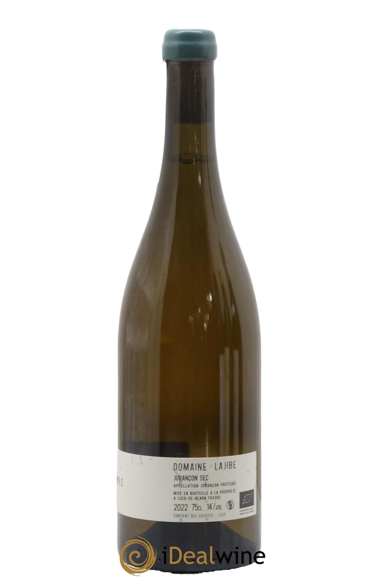 Jurançon sec Serres-Seques Domaine Lajibe - Jean-Baptiste Semmartin 2022 - Posten von 1 Flasche - 1