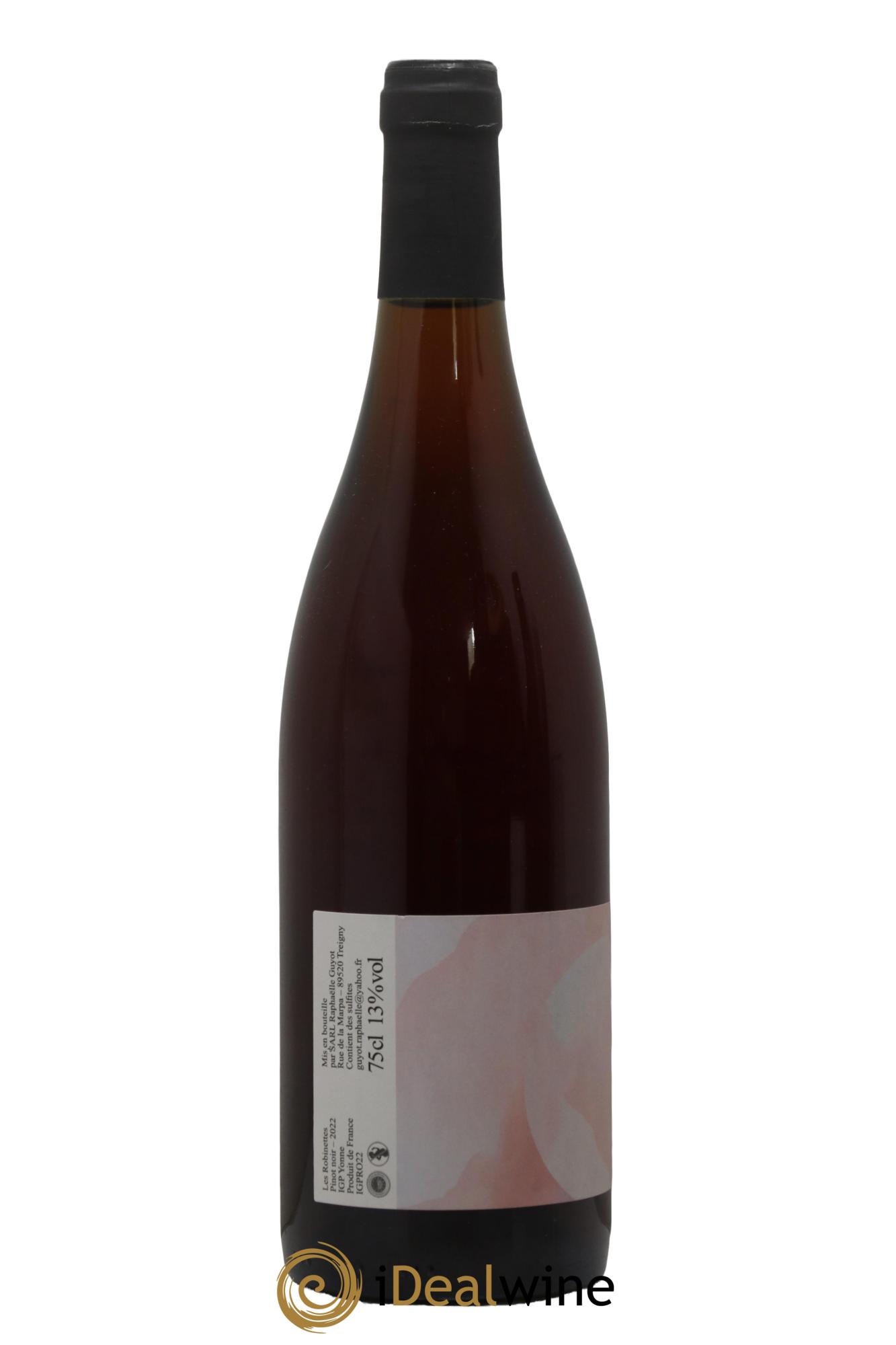 Yonne Les Robinettes Raphaelle Guyot 2022 - Lot de 1 bouteille - 0