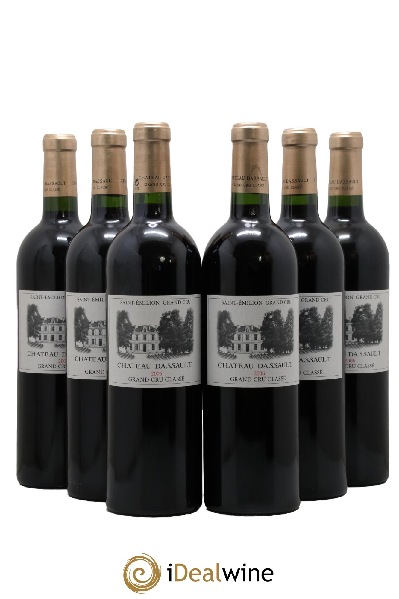 Château Dassault Grand Cru Classé 2006 - Posten von 6 Flaschen - 0