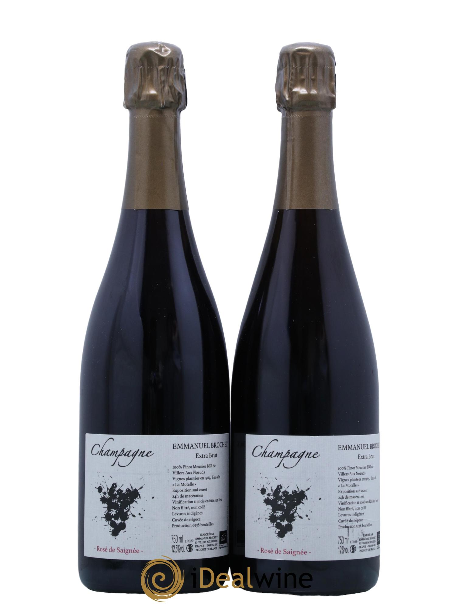 Rosé de Saignée Extra-Brut Emmanuel Brochet - Lot de 2 bouteilles - 0