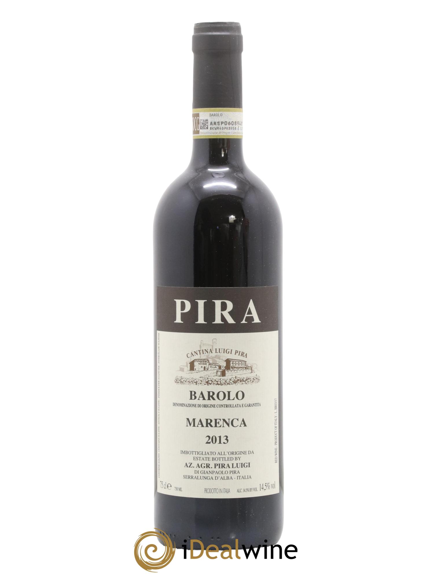 Barolo DOCG Luigi Pira Marenca 2013 - Lot de 1 bouteille - 0