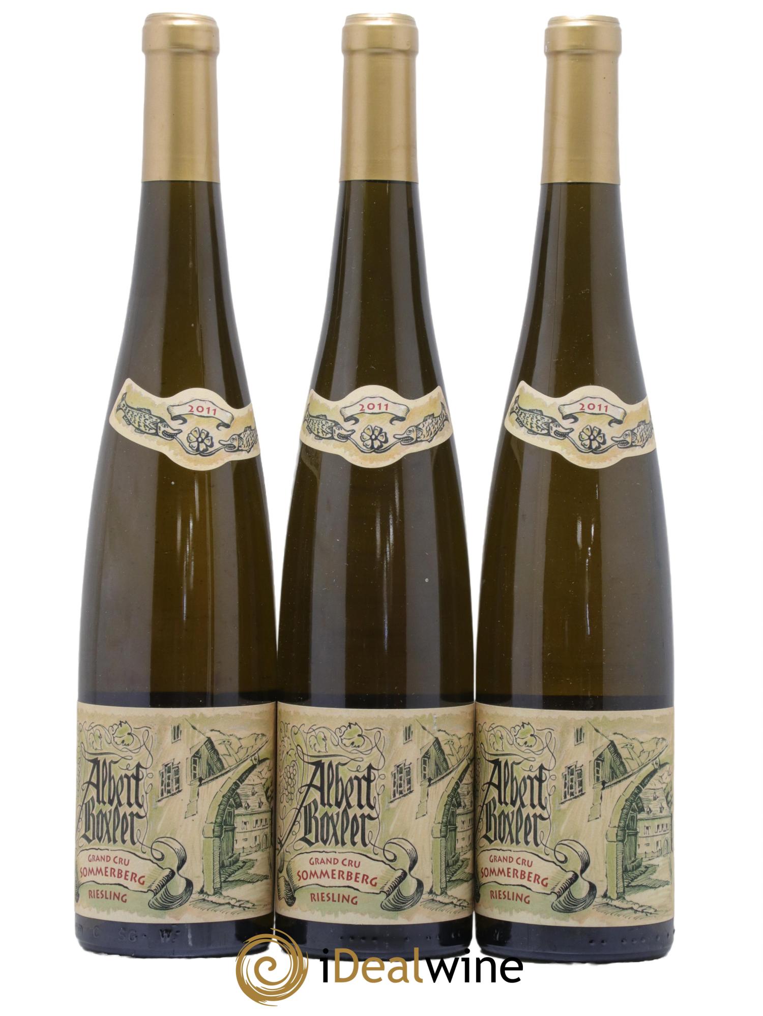 Alsace Riesling Grand Cru Sommerberg Albert Boxler 2011 - Posten von 3 Flaschen - 0