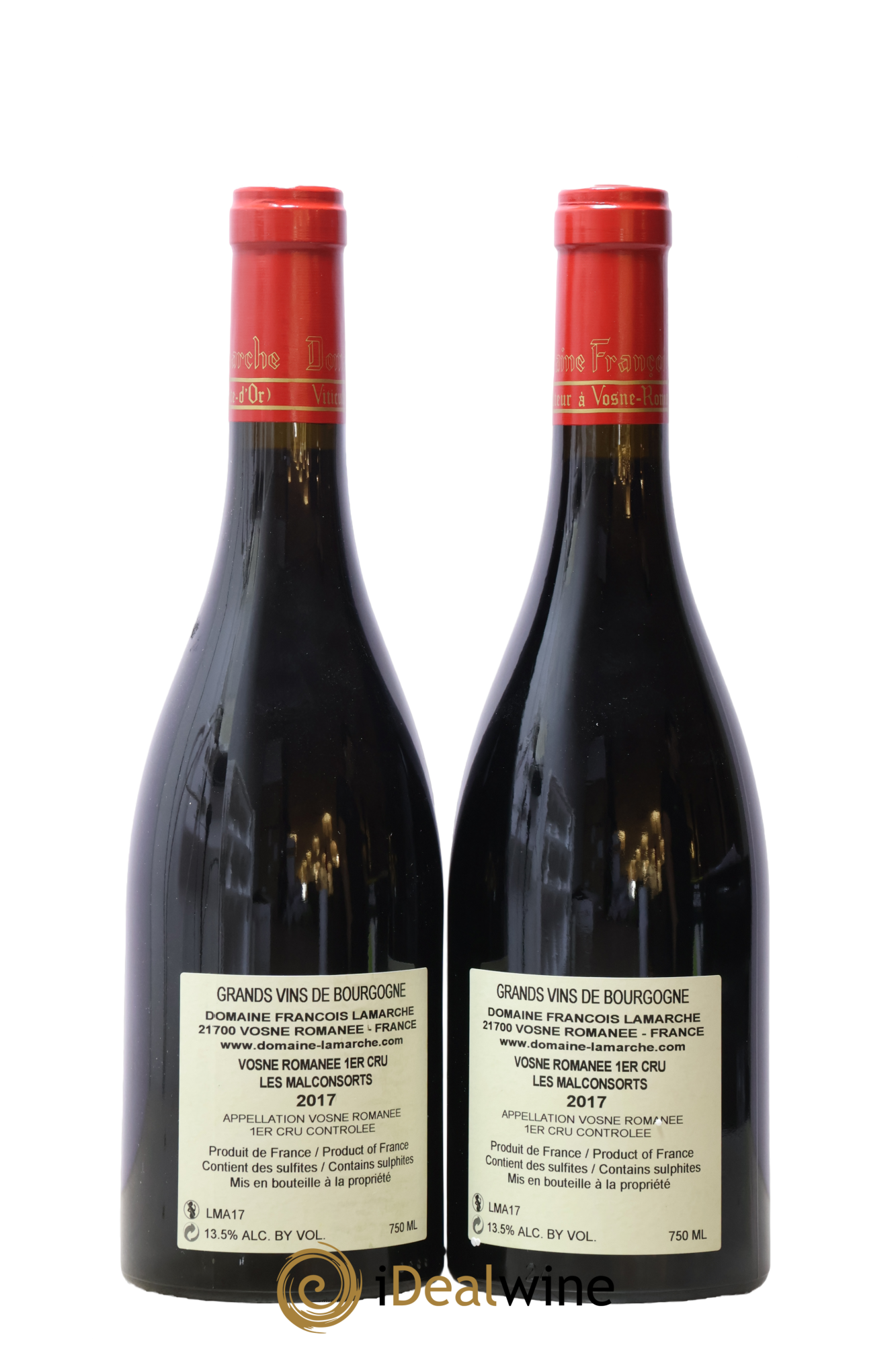 Vosne-Romanée 1er Cru Les Malconsorts Lamarche (Domaine) 2017 - Lot de 2 bouteilles - 1