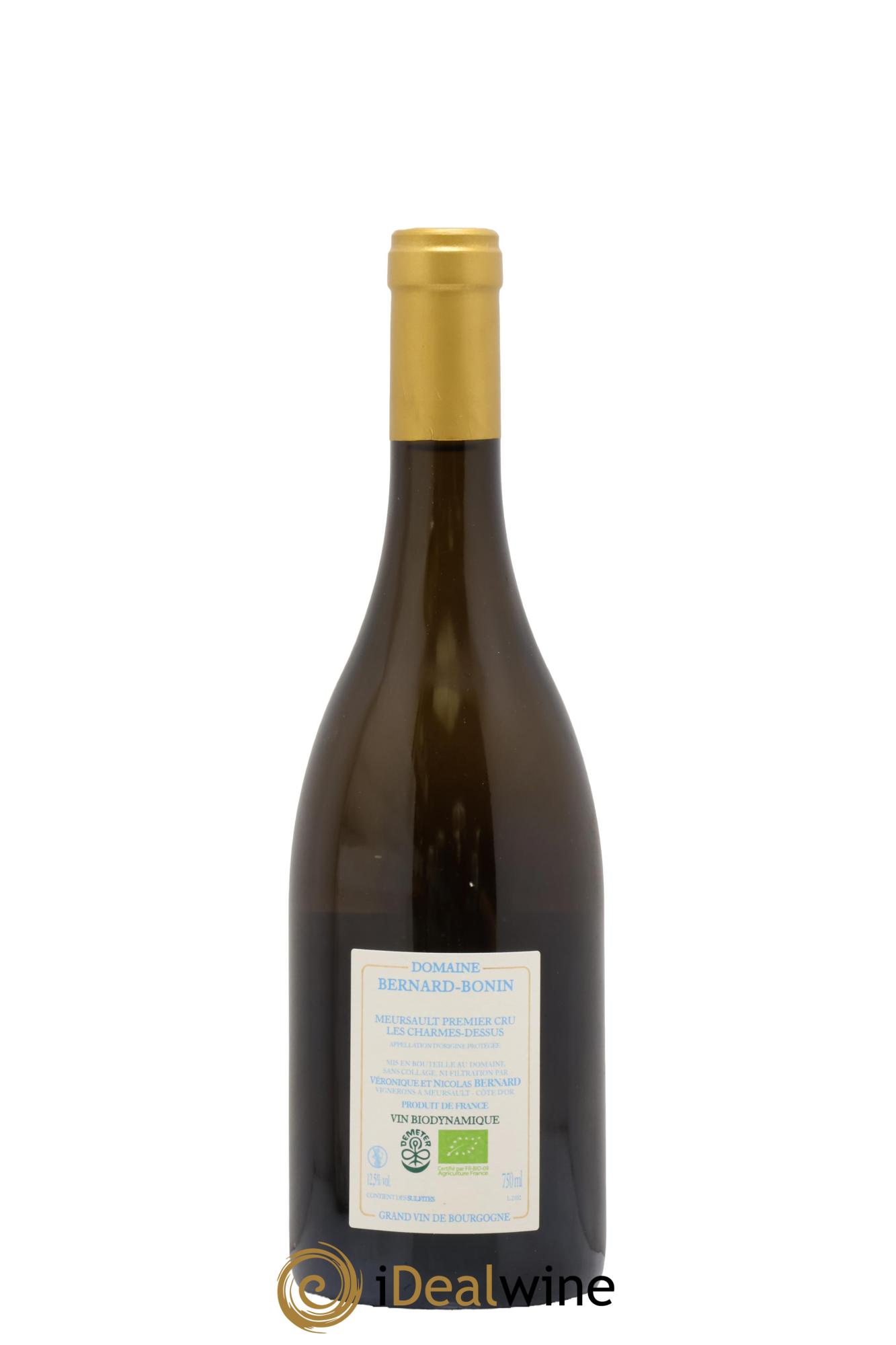 Meursault 1er Cru Les Charmes Dessus Bernard Bonin 2021 - Lot of 1 bottle - 1