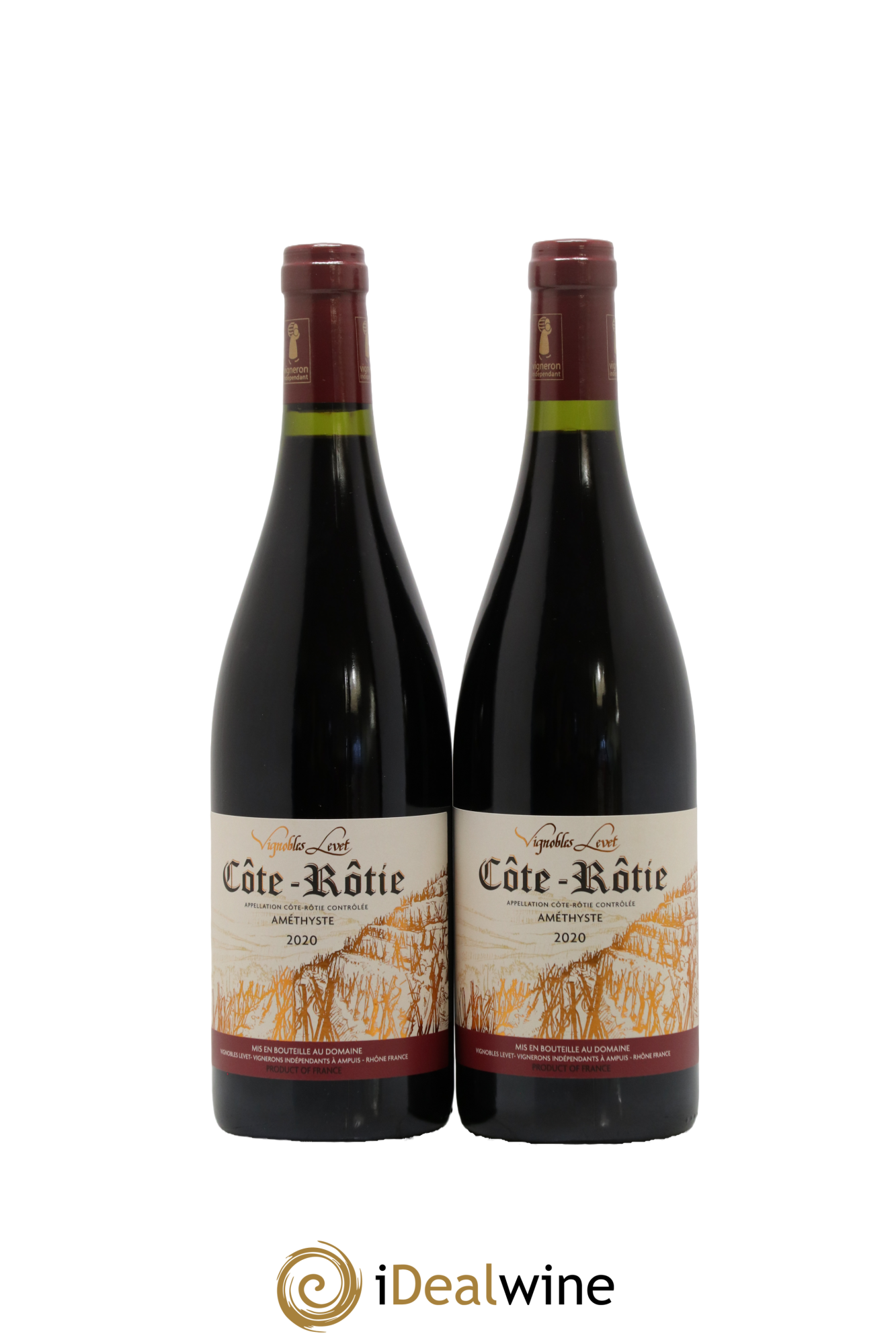 Côte-Rôtie Améthyste Vignobles Levet 2020 - Lot de 2 bouteilles - 0