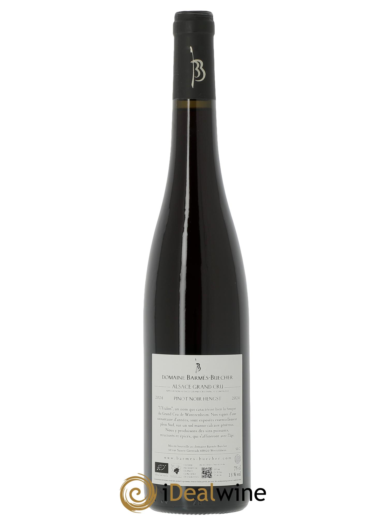 Alsace Pinot Noir Grand Cru Hengst Barmes-Buecher  2024 - Lot of 1 bottle - 1