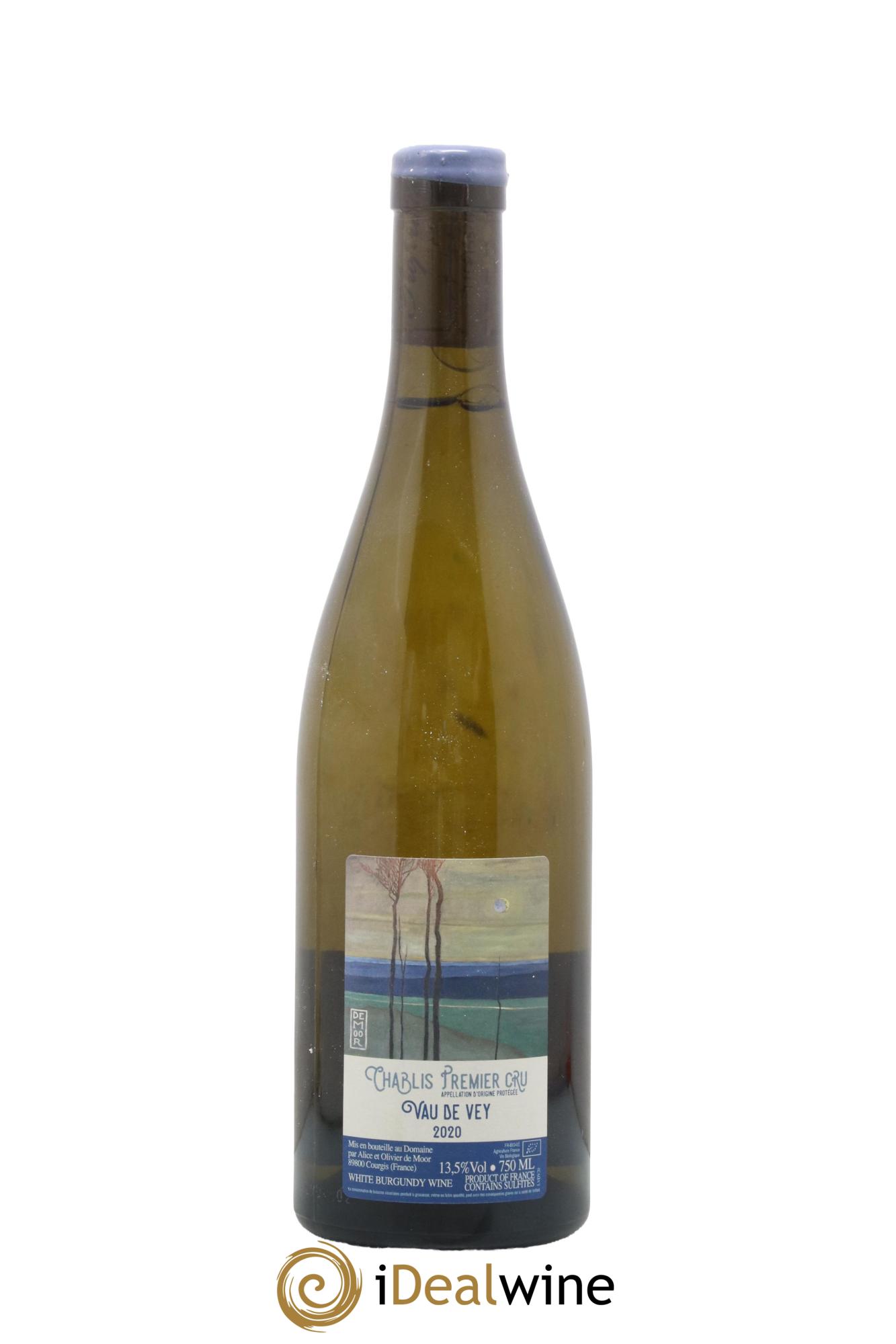 Chablis 1er Cru Vau de Vey Alice et Olivier De Moor 2020 - Lot de 1 bouteille - 0